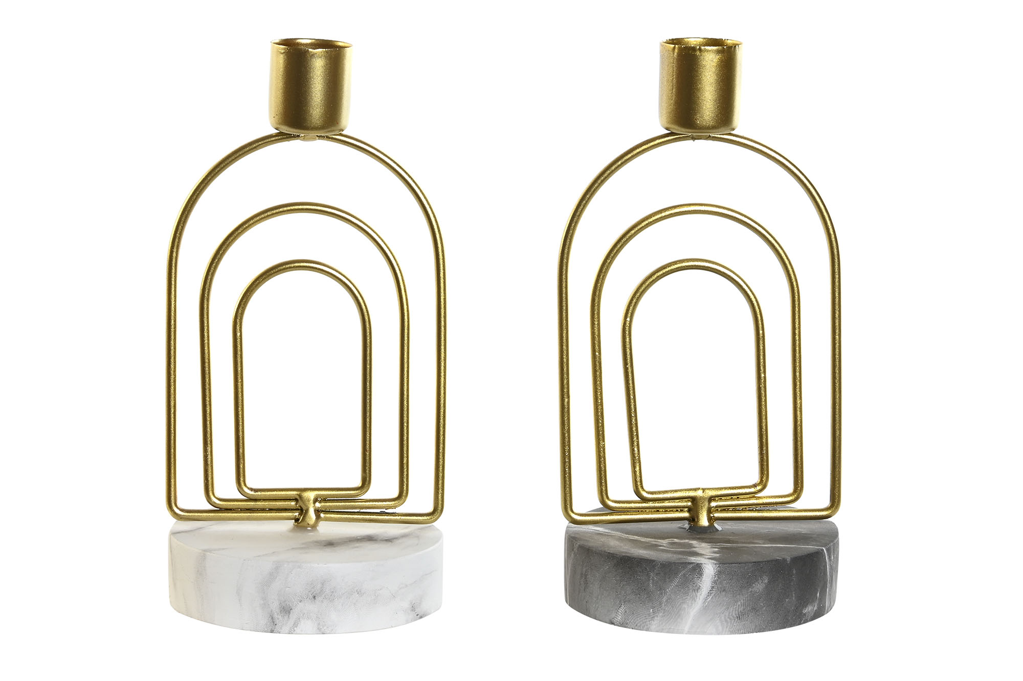 CANDELABRO METAL CEMENTO 8X8X16 2 SURT.