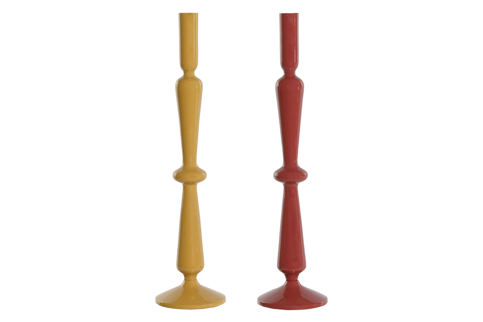 CANDELABRO ALUMINIO 10X10X41 LACADO 2 SURT.