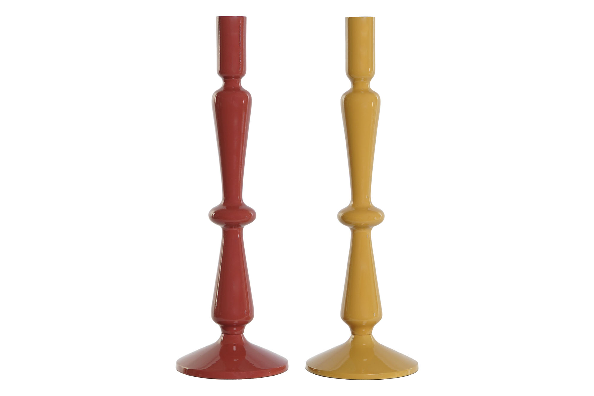 CANDELABRO ALUMINIO 10X10X32 LACADO 2 SURT.
