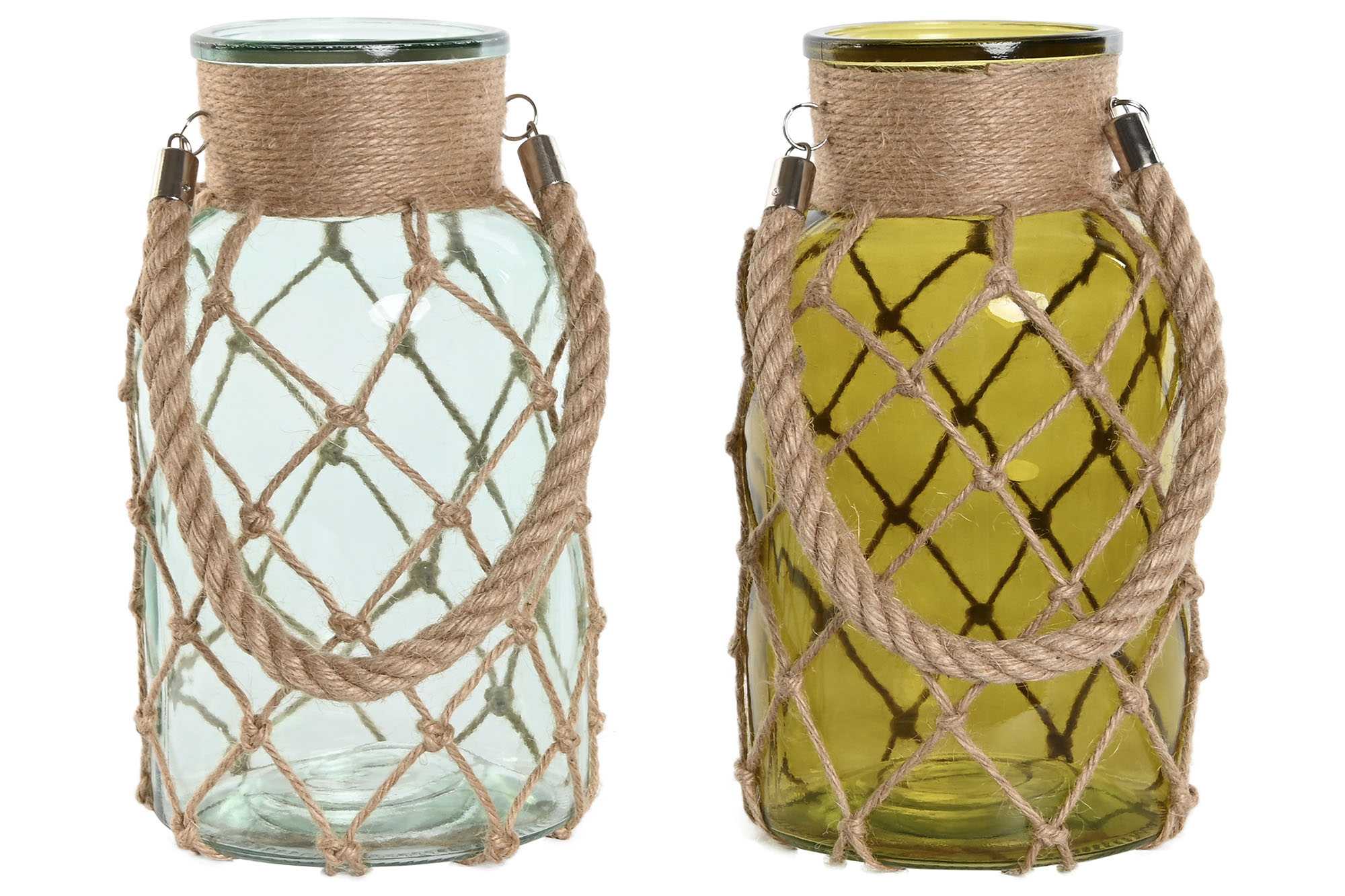 PORTAVELA CRISTAL 15,5X15,5X26 2,7L CUERDA 2 SURT.