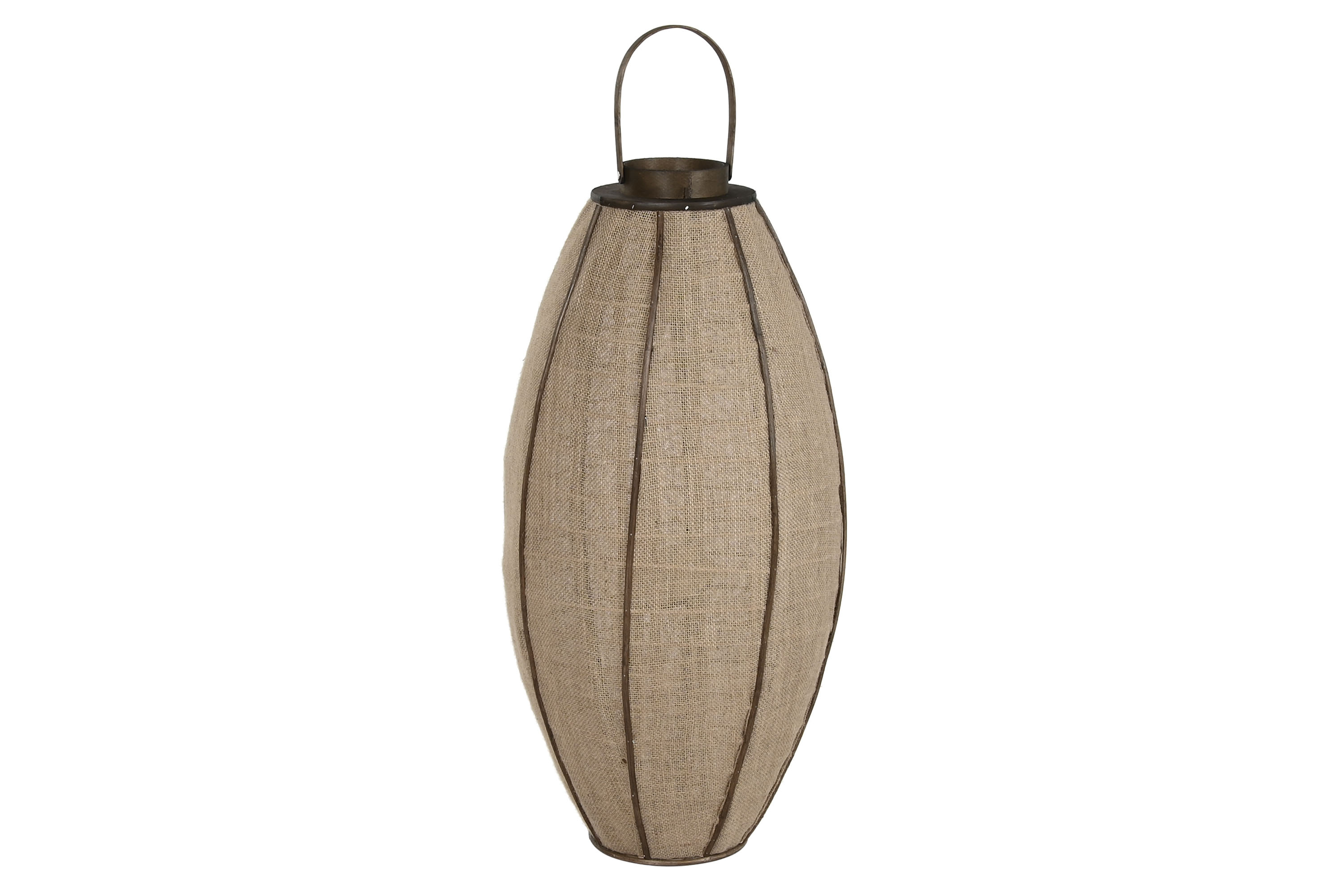 PORTAVELA YUTE BAMBU 40X40X93 NATURAL