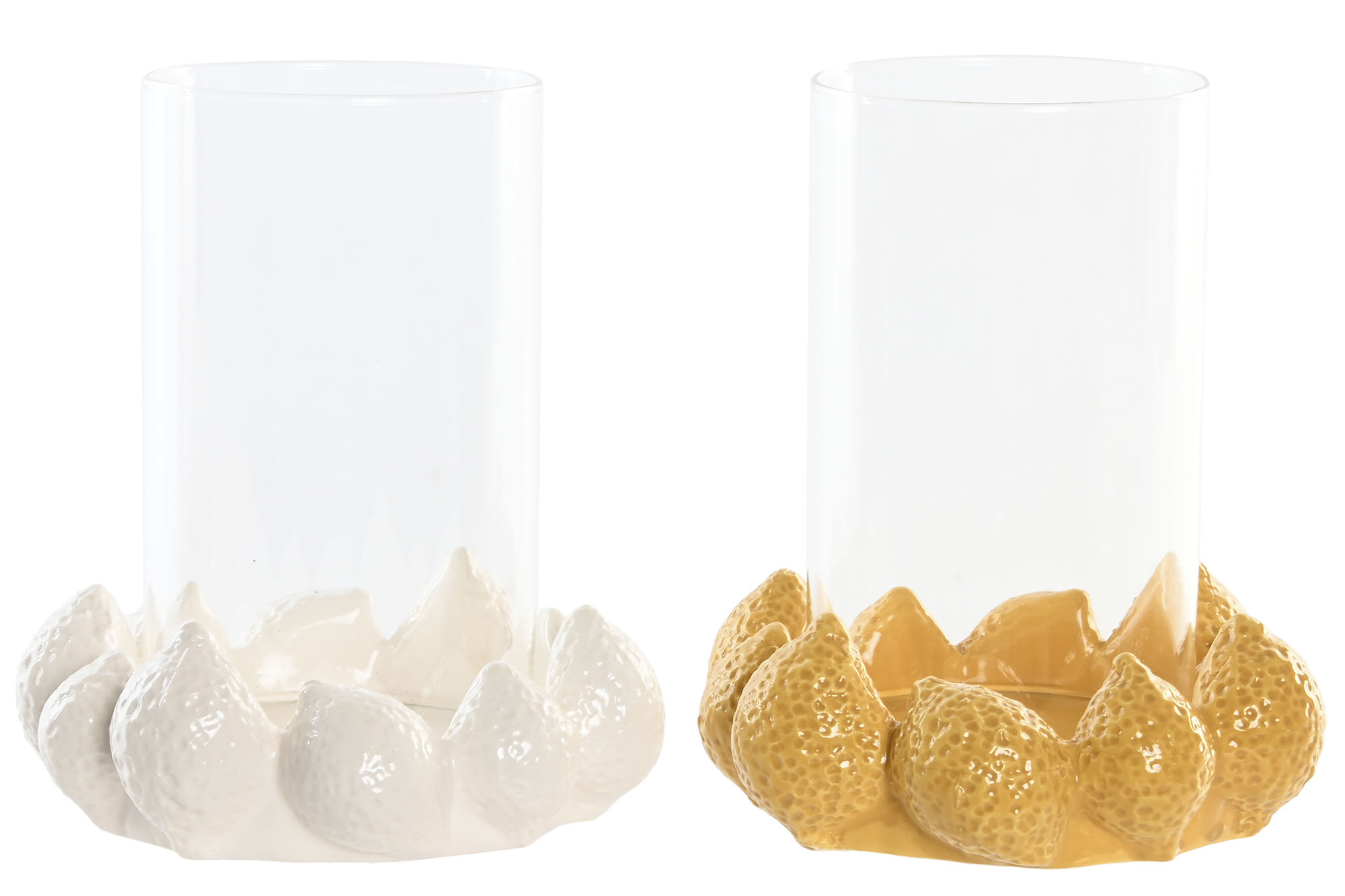 PORTAVELA CERAMICA CRISTAL 16X16X18,5 2 SURT.