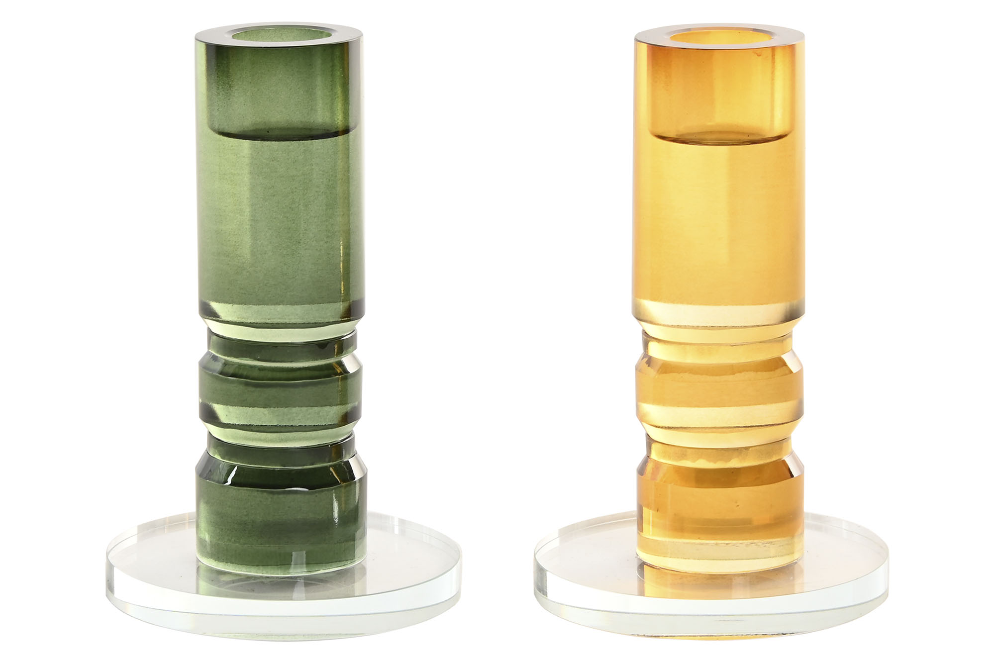 CANDELABRO CRISTAL 8,5X8,5X13,5 2 SURT.
