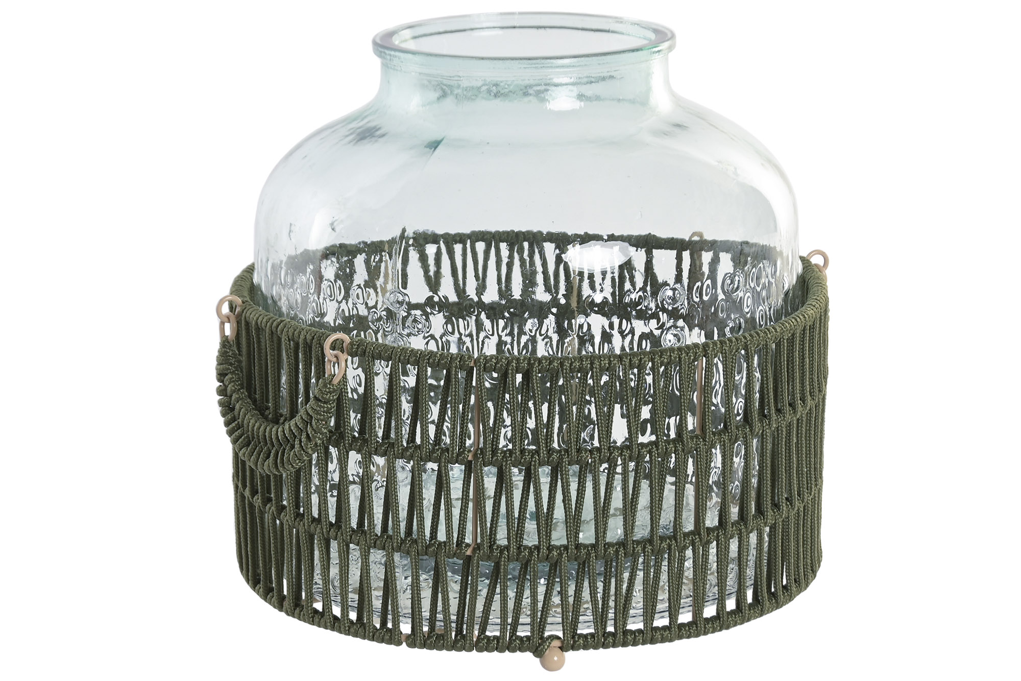 PORTAVELA CRISTAL NYLON 37X37X33 VERDE