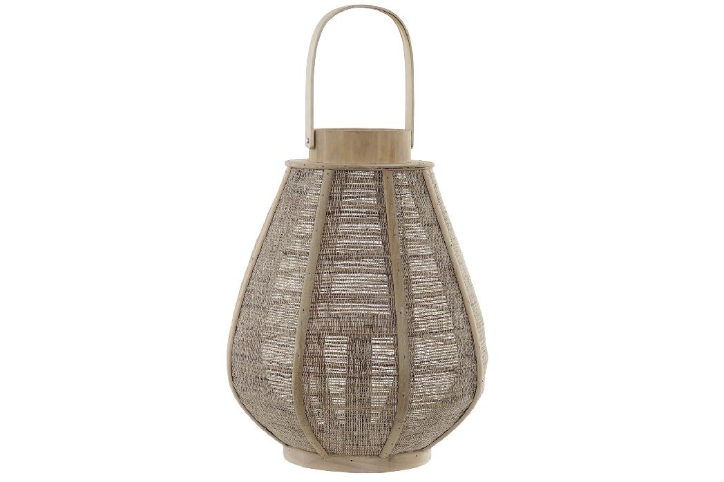 PORTAVELA BAMBU 28X28X51