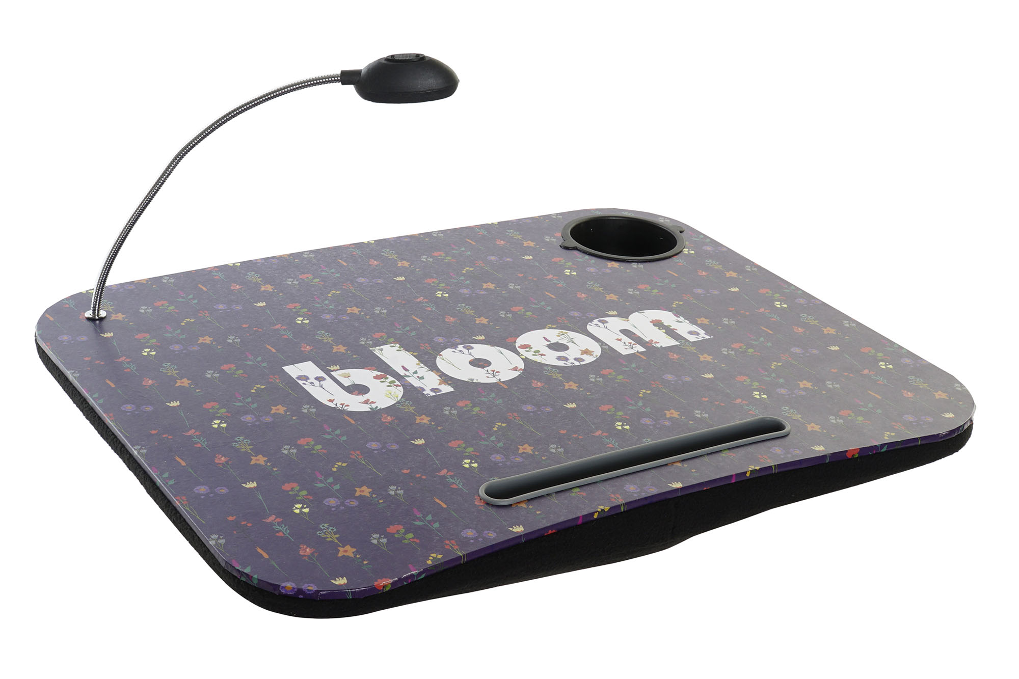 BANDEJA LED PVC 48X38X7 FLORES LILA
