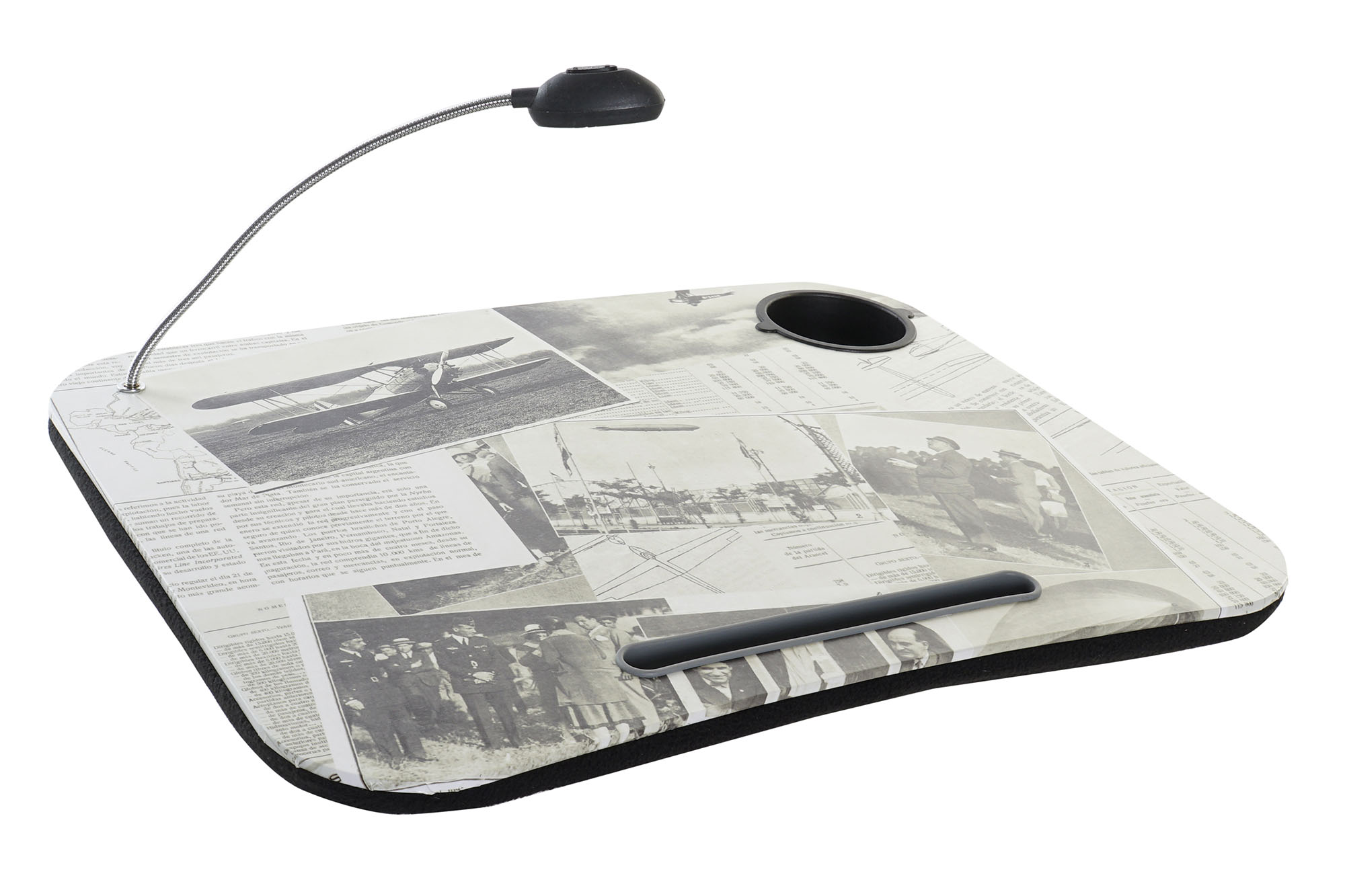 BANDEJA LED PVC 48X38X7 PLANOS AVIACION BLANCO