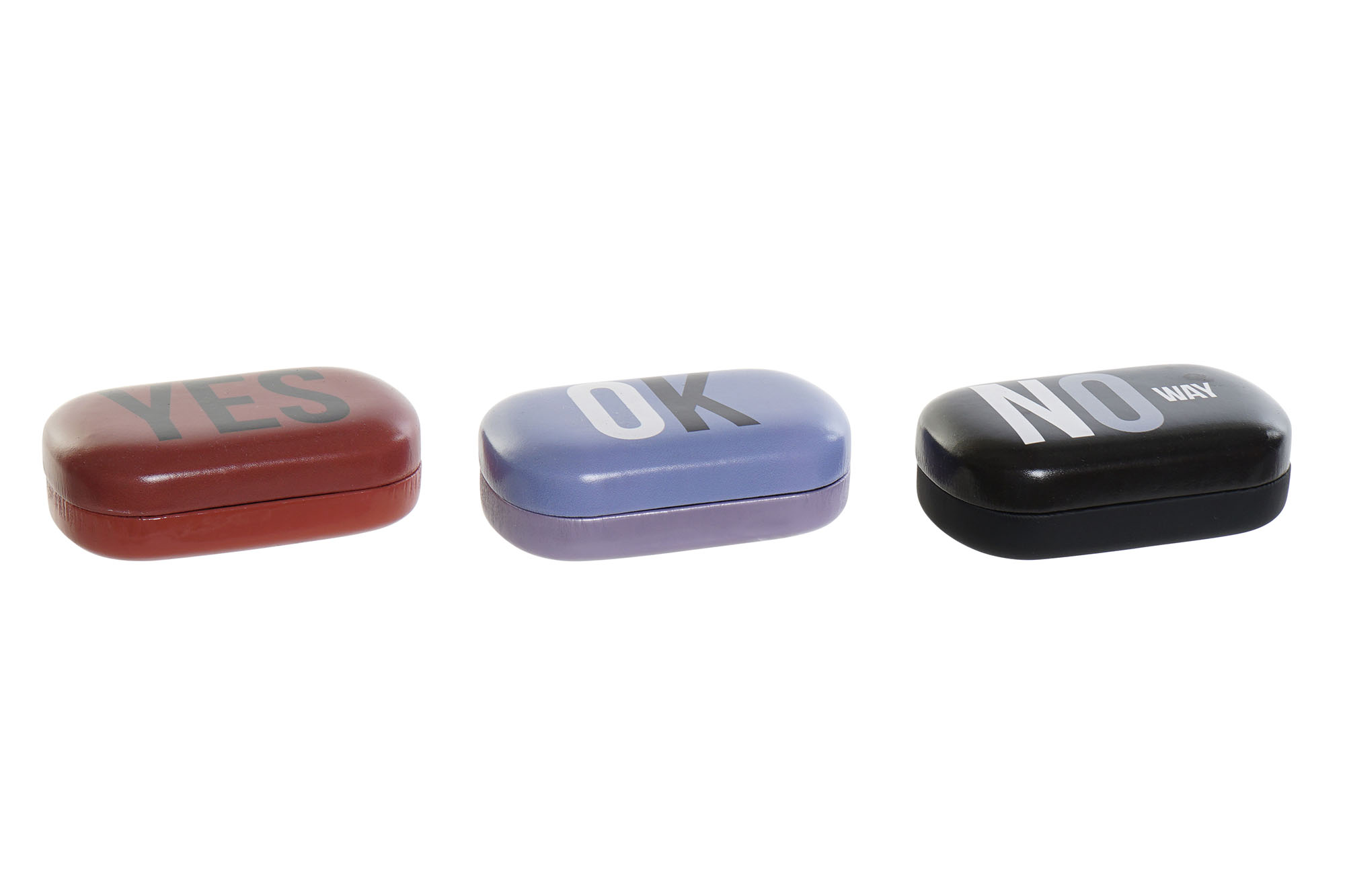 ESTUCHE LENTILLAS PU METAL 9,6X5,7X3 3 SURT.