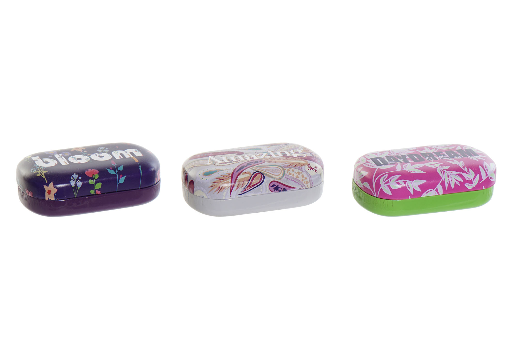 ESTUCHE LENTILLAS PU METAL 9,6X5,7X3 3 SURT.