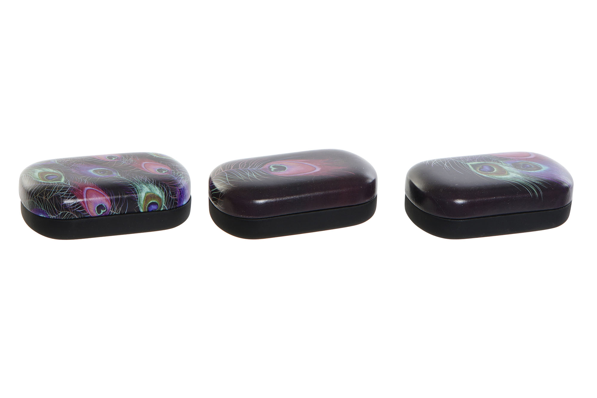 ESTUCHE LENTILLAS PU METAL 9,6X5,7X3 3 SURT.