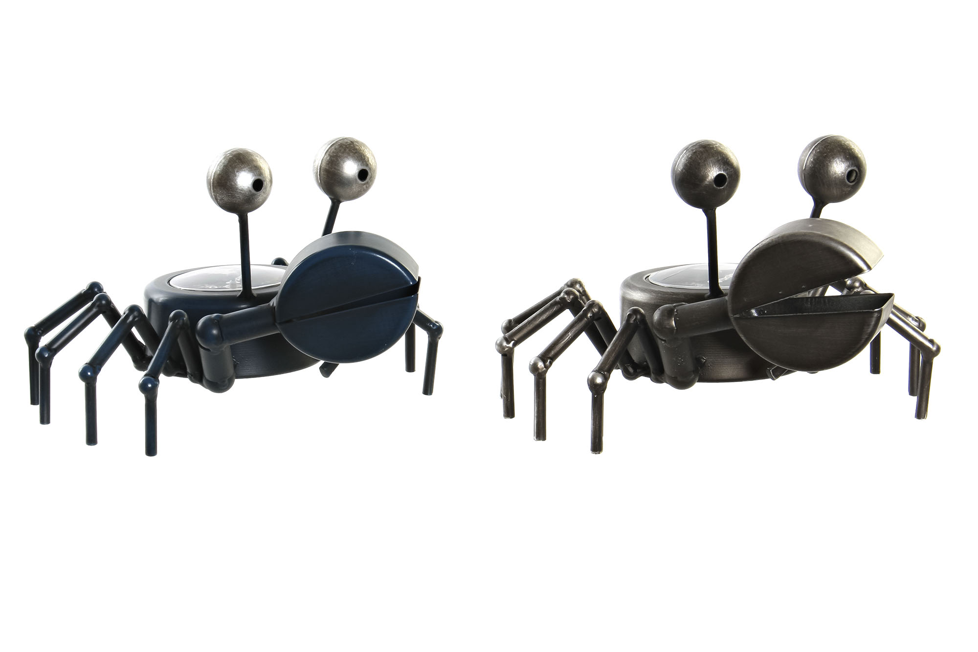 RELOJ SOBREMESA HIERRO 23X22X14 CANGREJO 2 SURT.