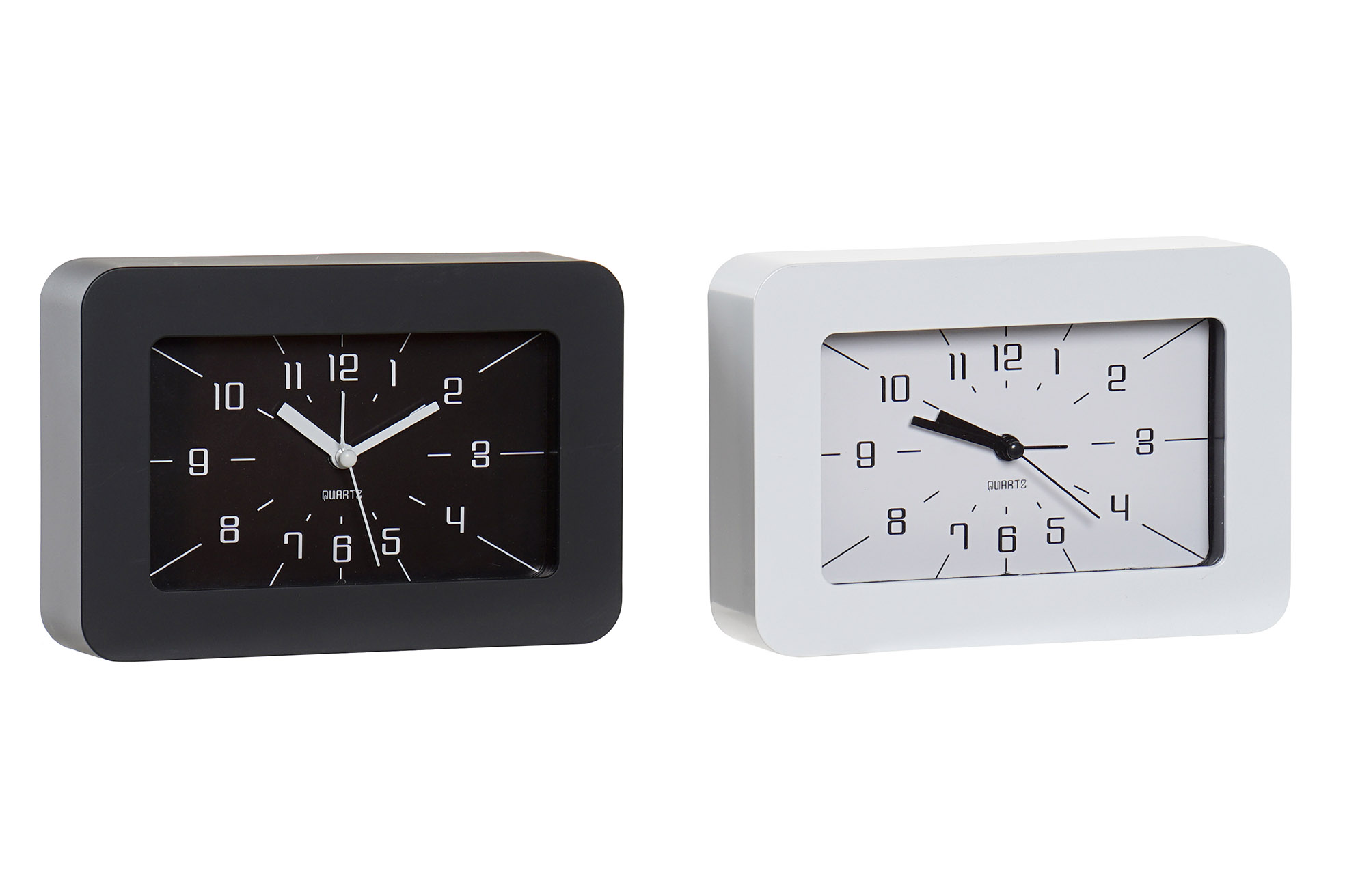 RELOJ DESPERTADOR PVC 18X5X12,5 2 SURT.
