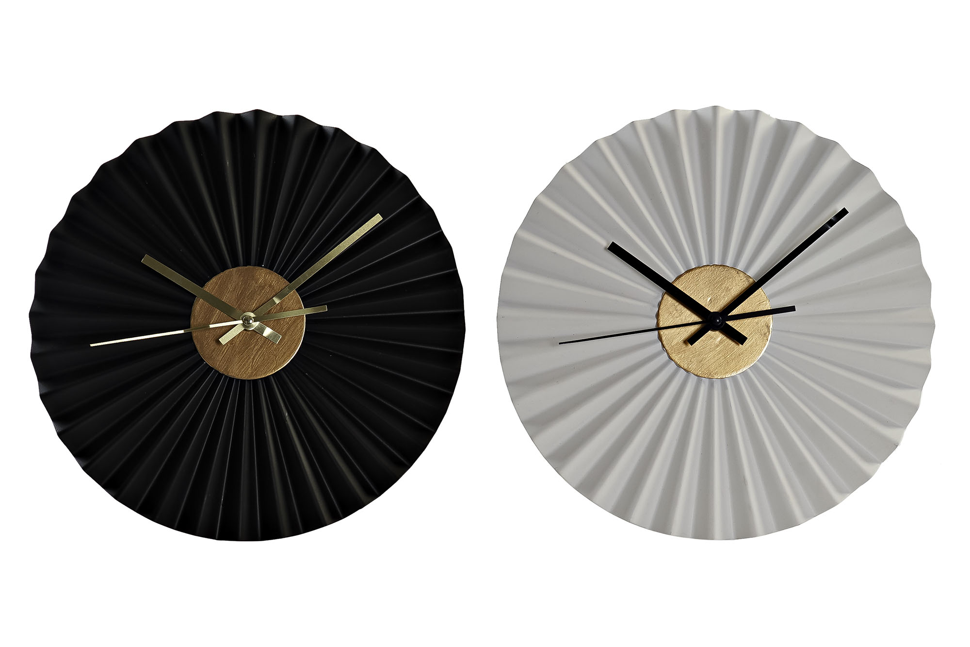 RELOJ PARED HIERRO 30X4X30 DORADO 2 SURT.