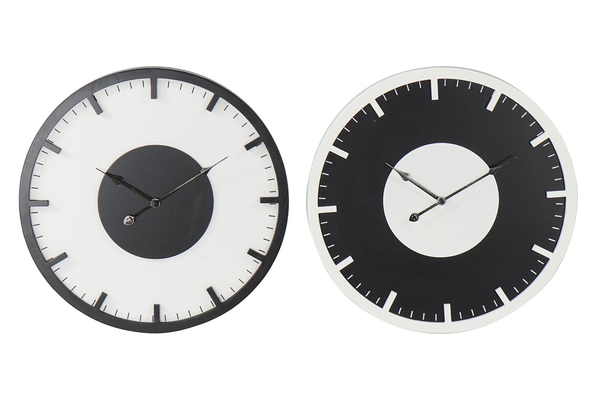 RELOJ PARED MDF 50X3,5X50 2 SURT.