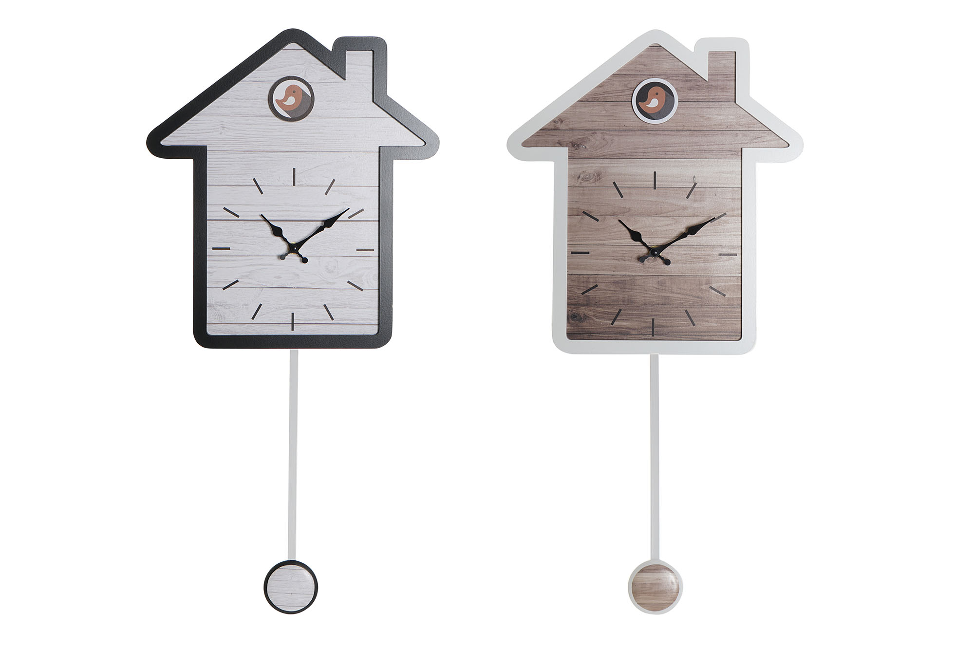 RELOJ PARED MDF 32X5X56 CASA 2 SURT.