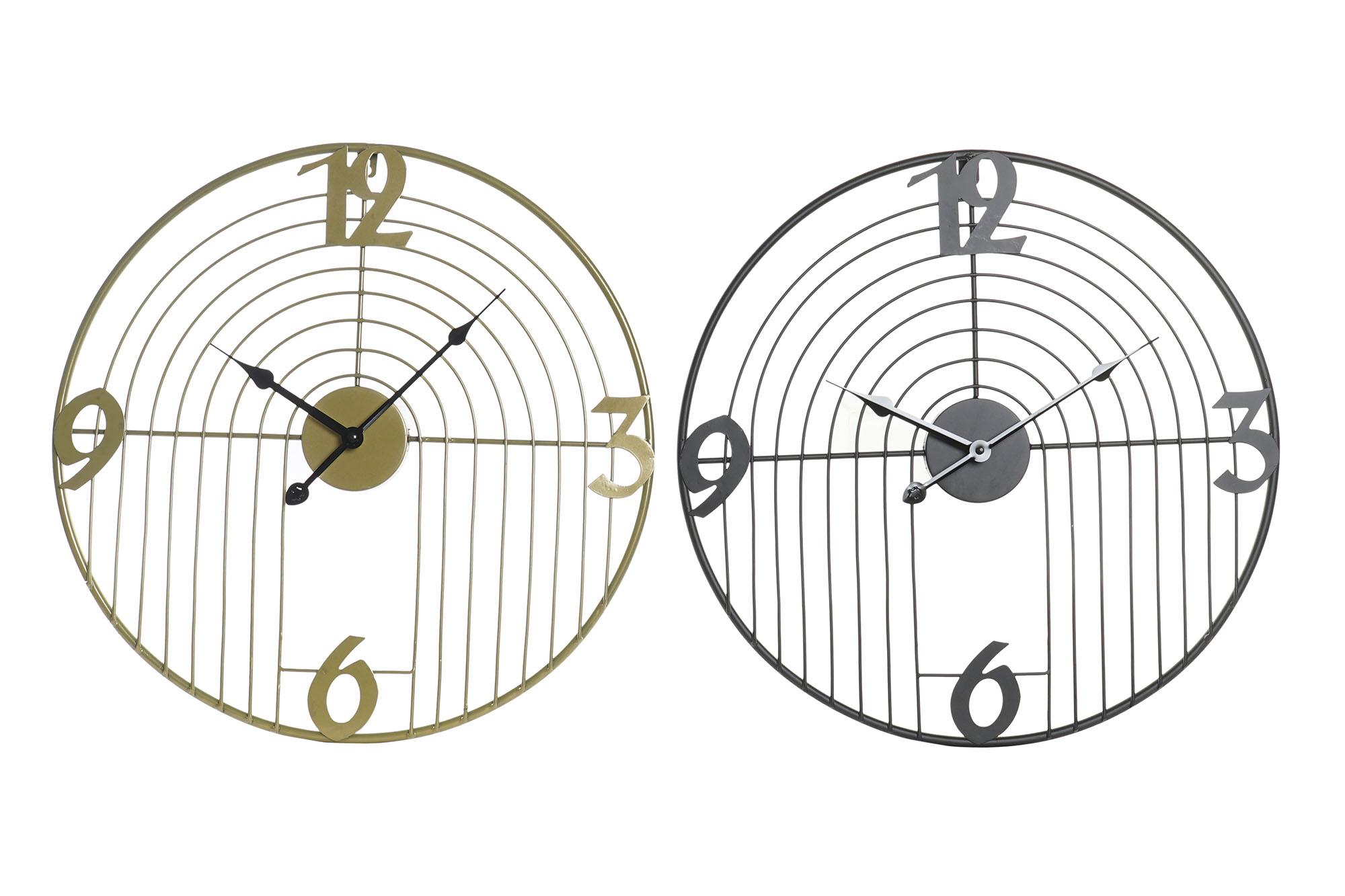 RELOJ PARED METAL 45X3X45 2 SURT.
