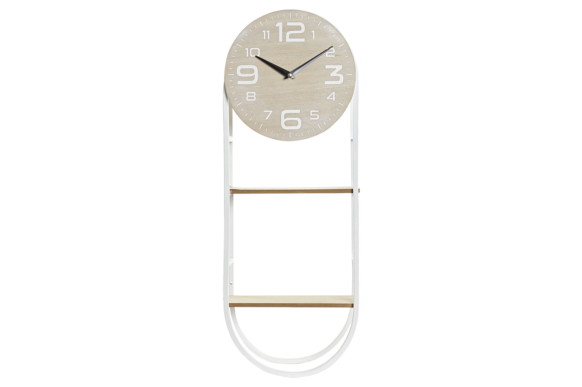 RELOJ PARED MDF METAL 25,5X11,5X71 ESTANTERIA