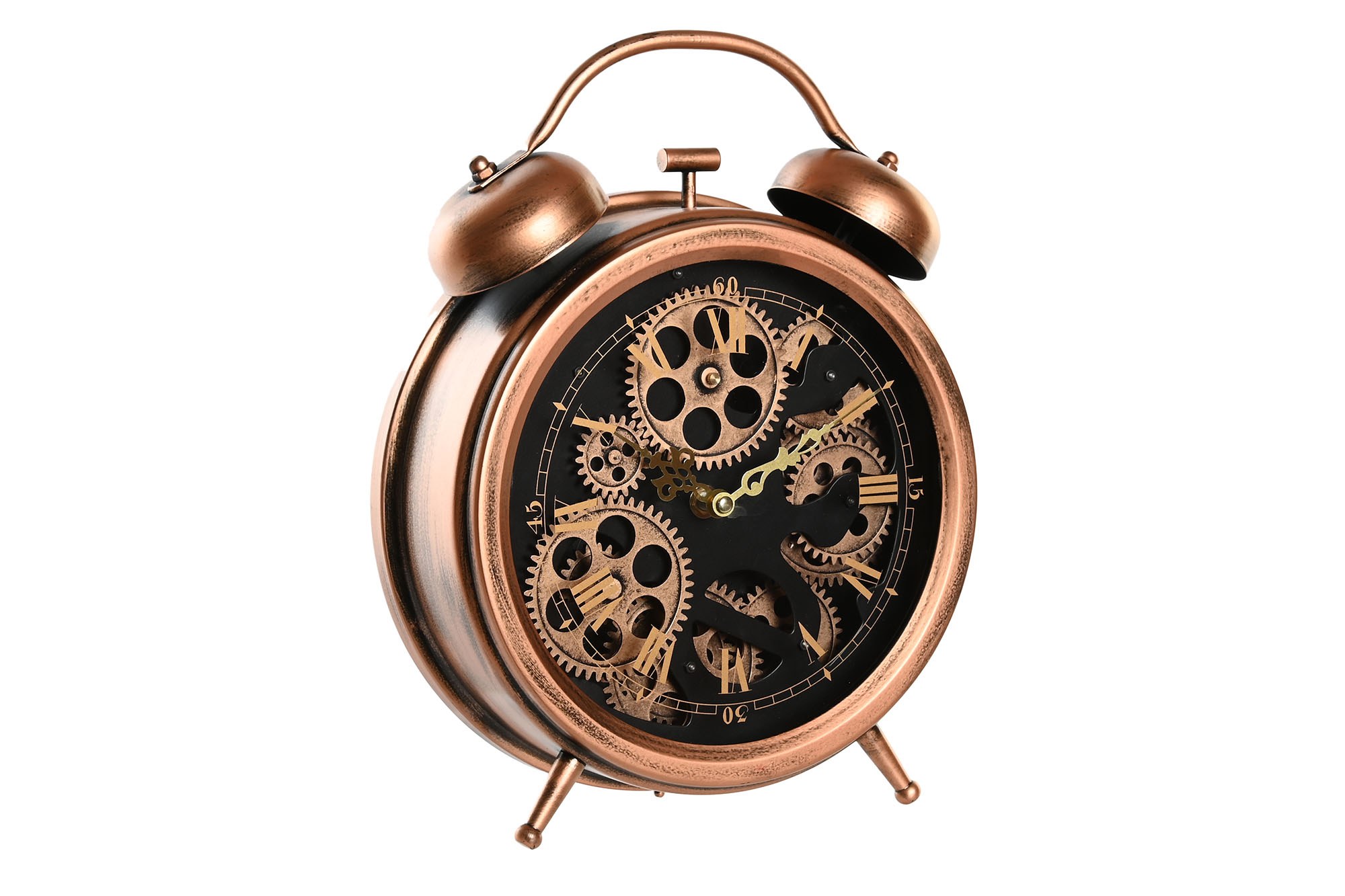 RELOJ SOBREMESA HIERRO 26X8X33,5 MOVIMIENTO