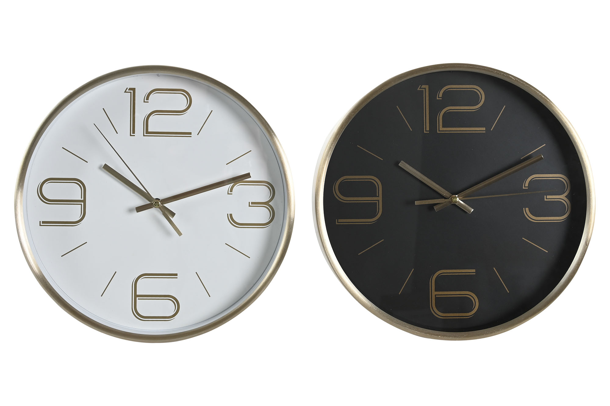 RELOJ PARED ALUMINIO 25X4X25 25 2 SURT.
