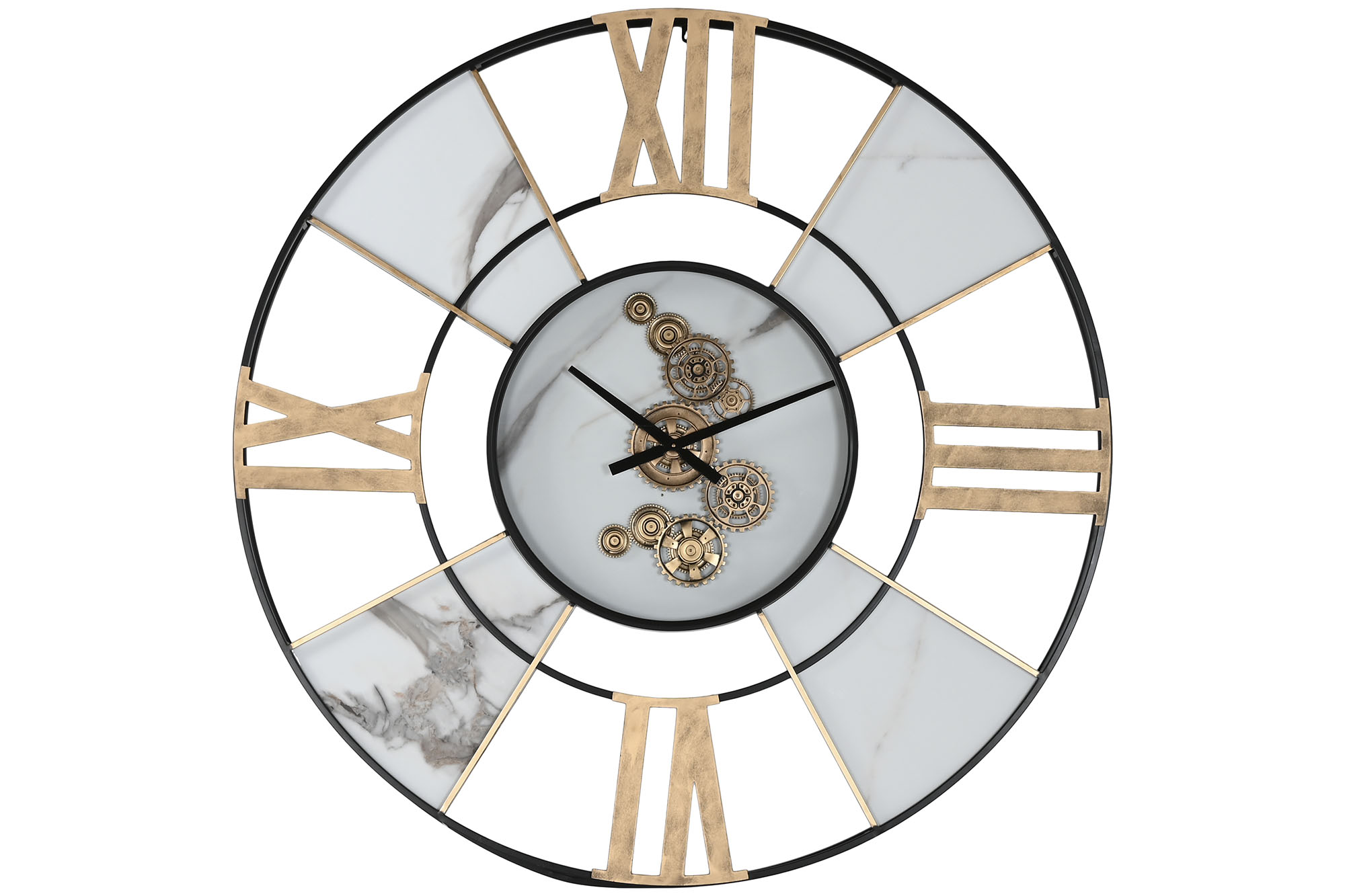 RELOJ PARED METAL 142X9X142 BLANCO