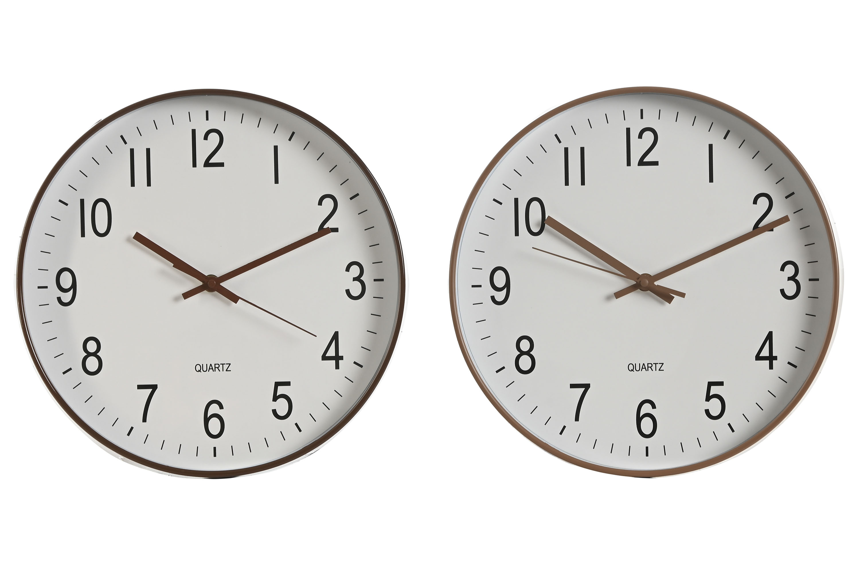 RELOJ PARED PVC 30X4X30 SILENCIOSO 2 SURT.