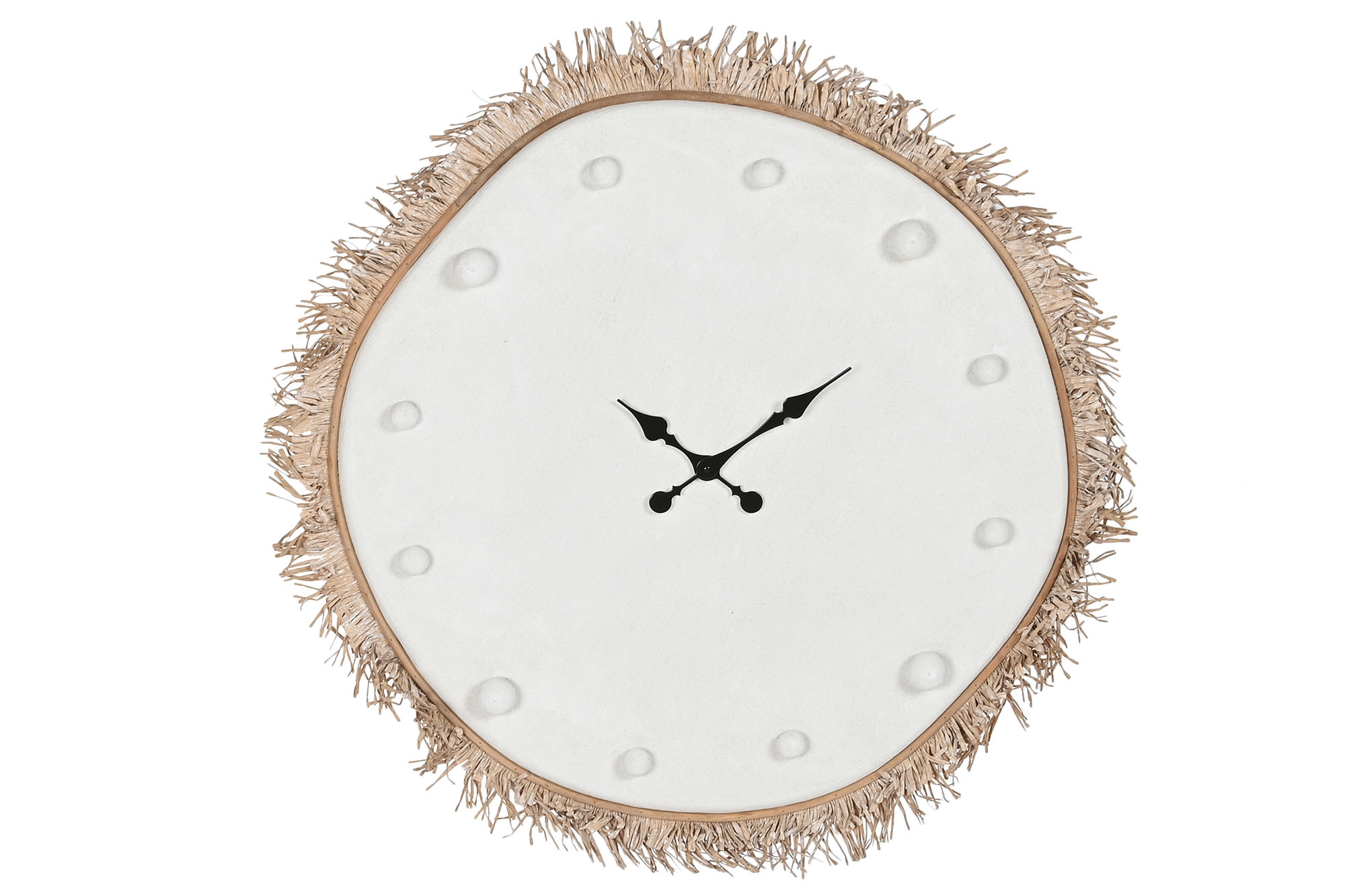 RELOJ MDF FIBRA 85X7X85 BLANCO