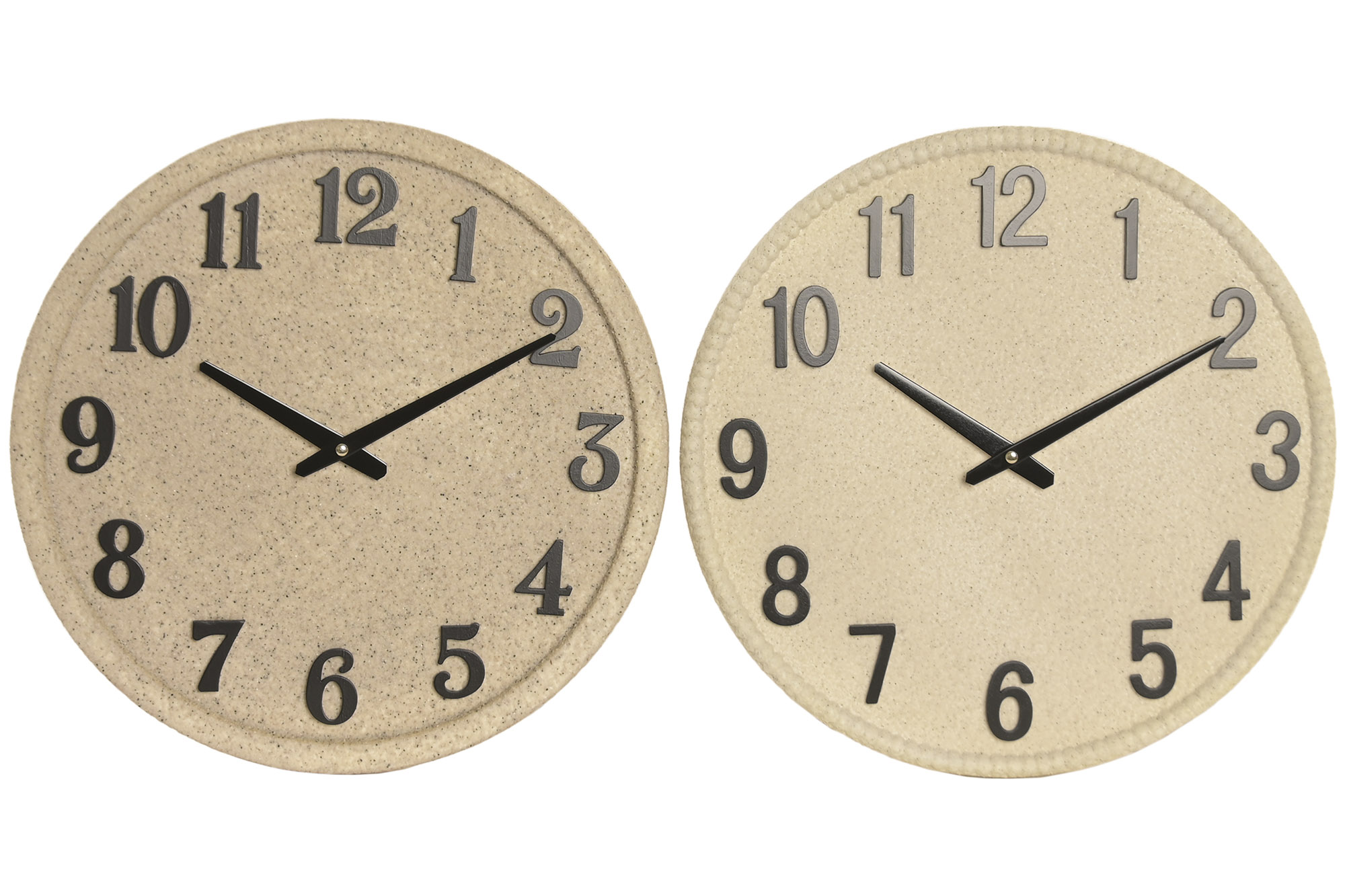 RELOJ PARED RESINA MDF 40X3,5X40 2 SURT.