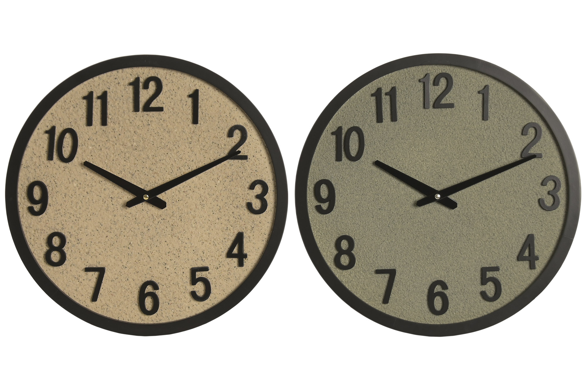 RELOJ PARED RESINA MDF 40X4X40 2 SURT.