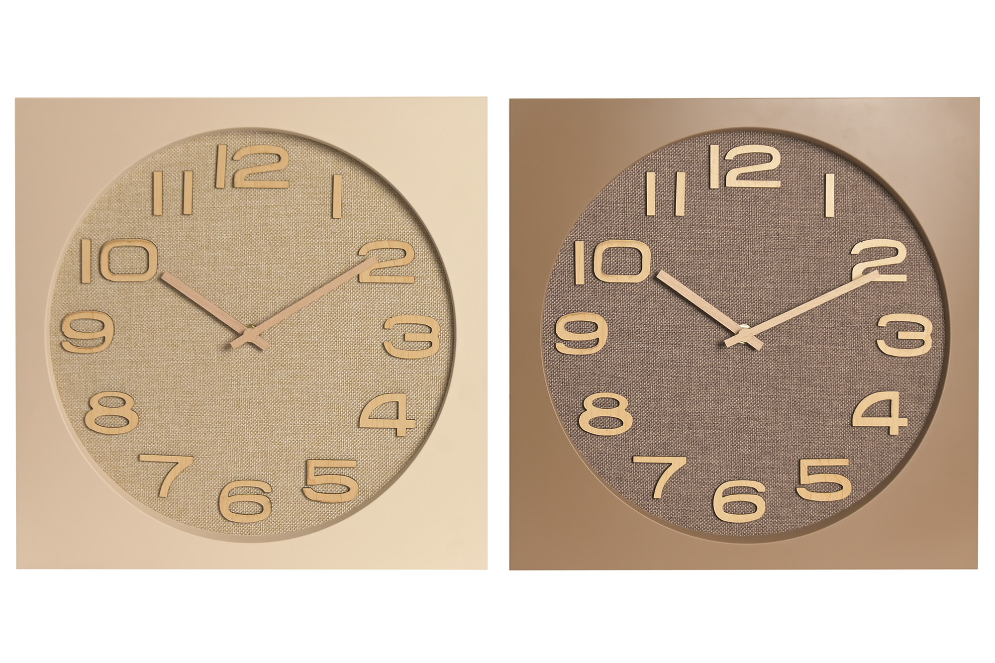RELOJ PARED PVC 35X5X35 2 SURT.