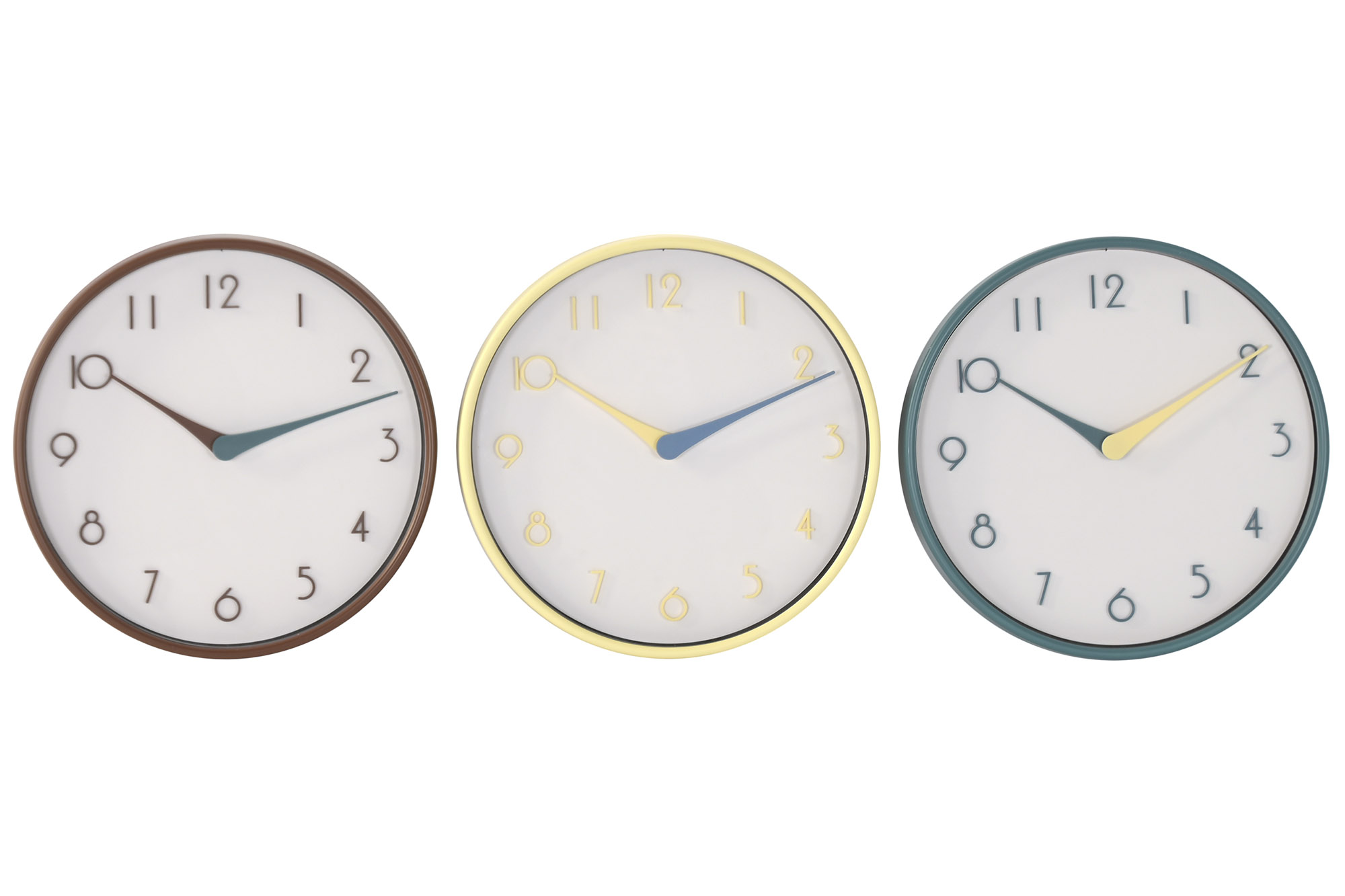 RELOJ PARED PVC 37,5X5,4X37,5 3 SURT.