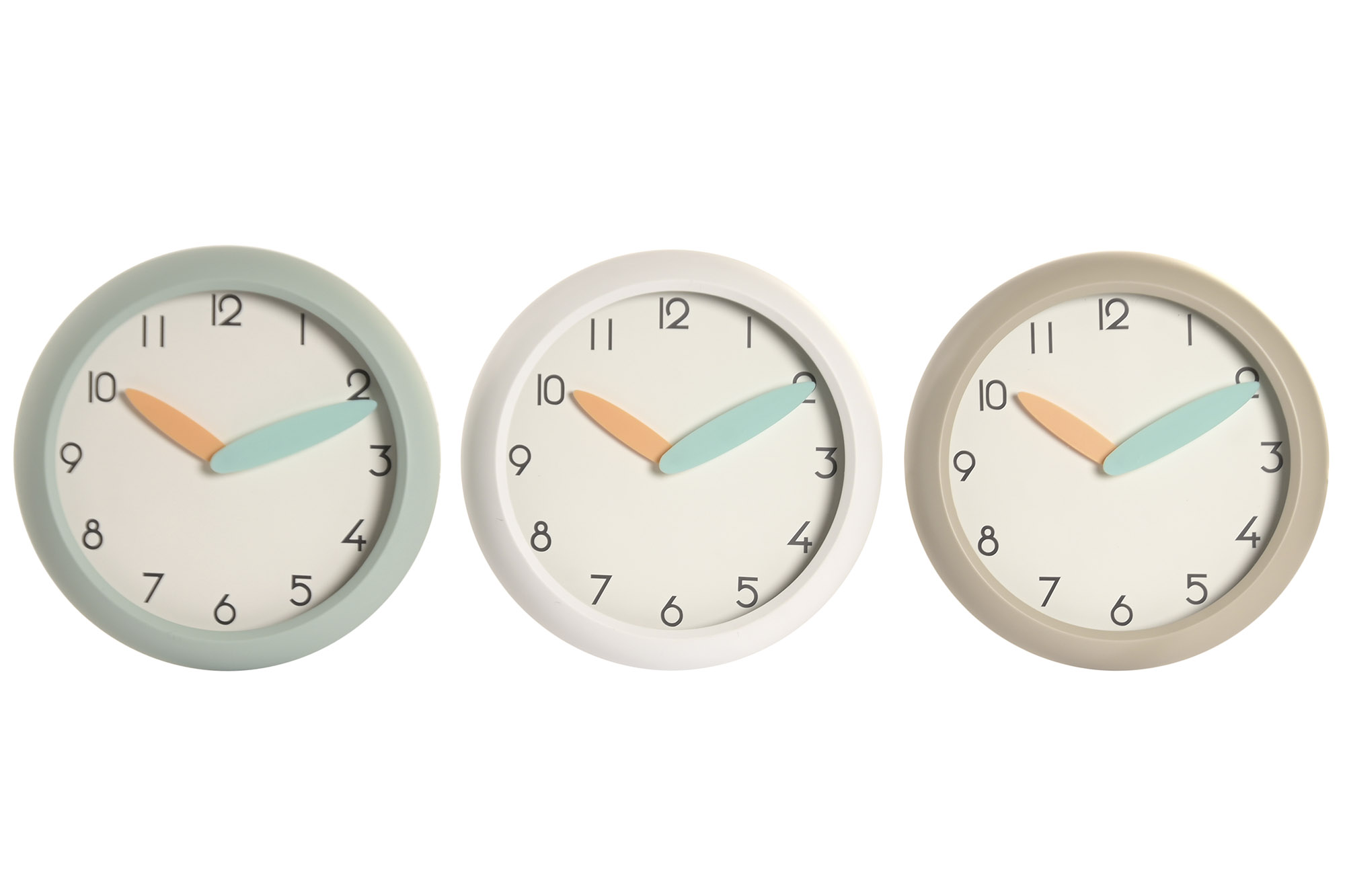 RELOJ PARED PVC 28X4,4X28 3 SURT.