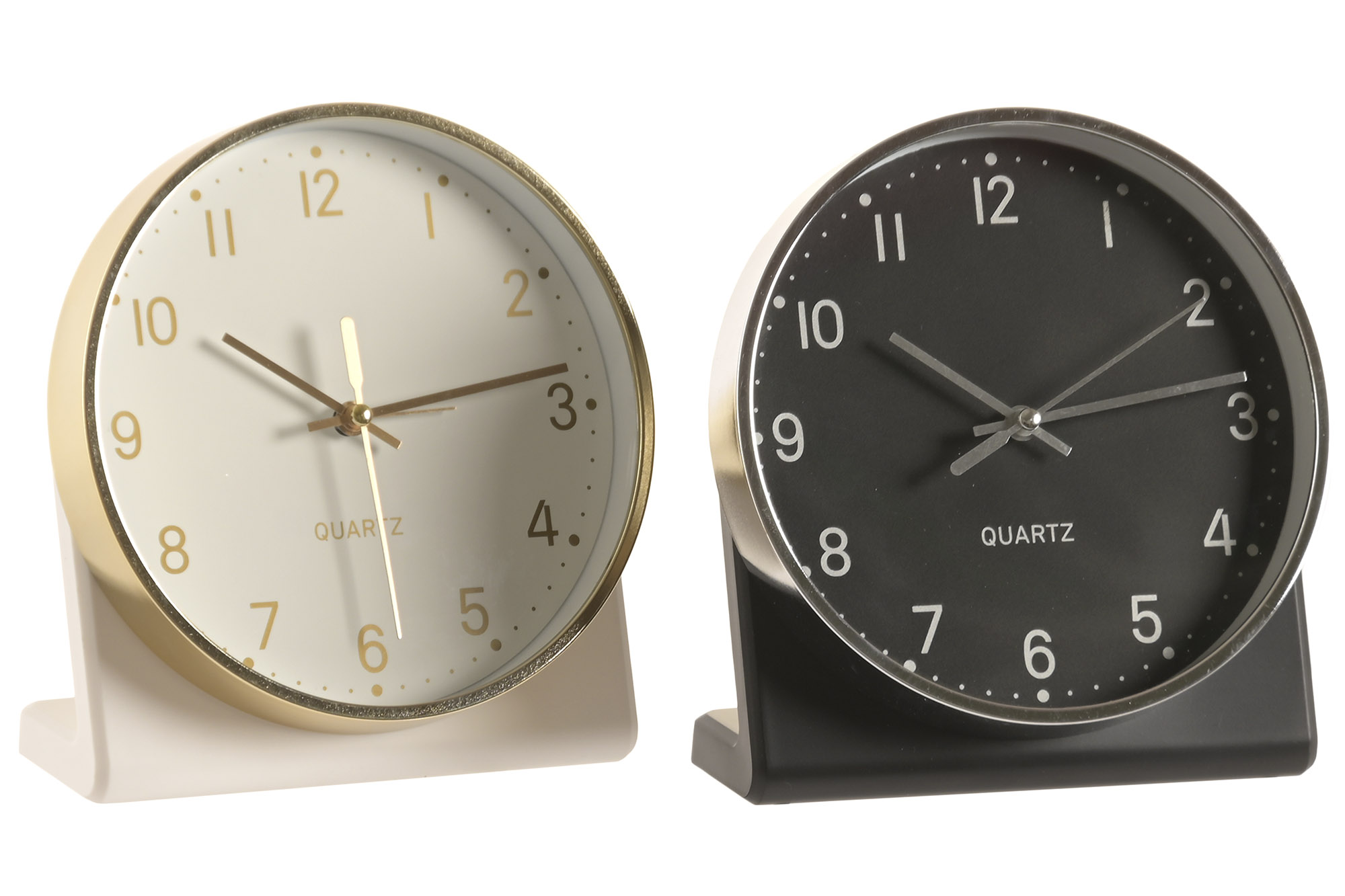 RELOJ SOBREMESA PVC 16X8X17 2 SURT.