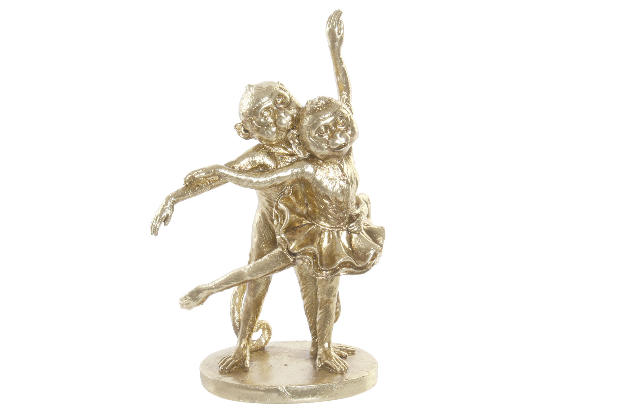 FIGURA RESINA 18,5X11,2X29,5 MONOS BAILARINES