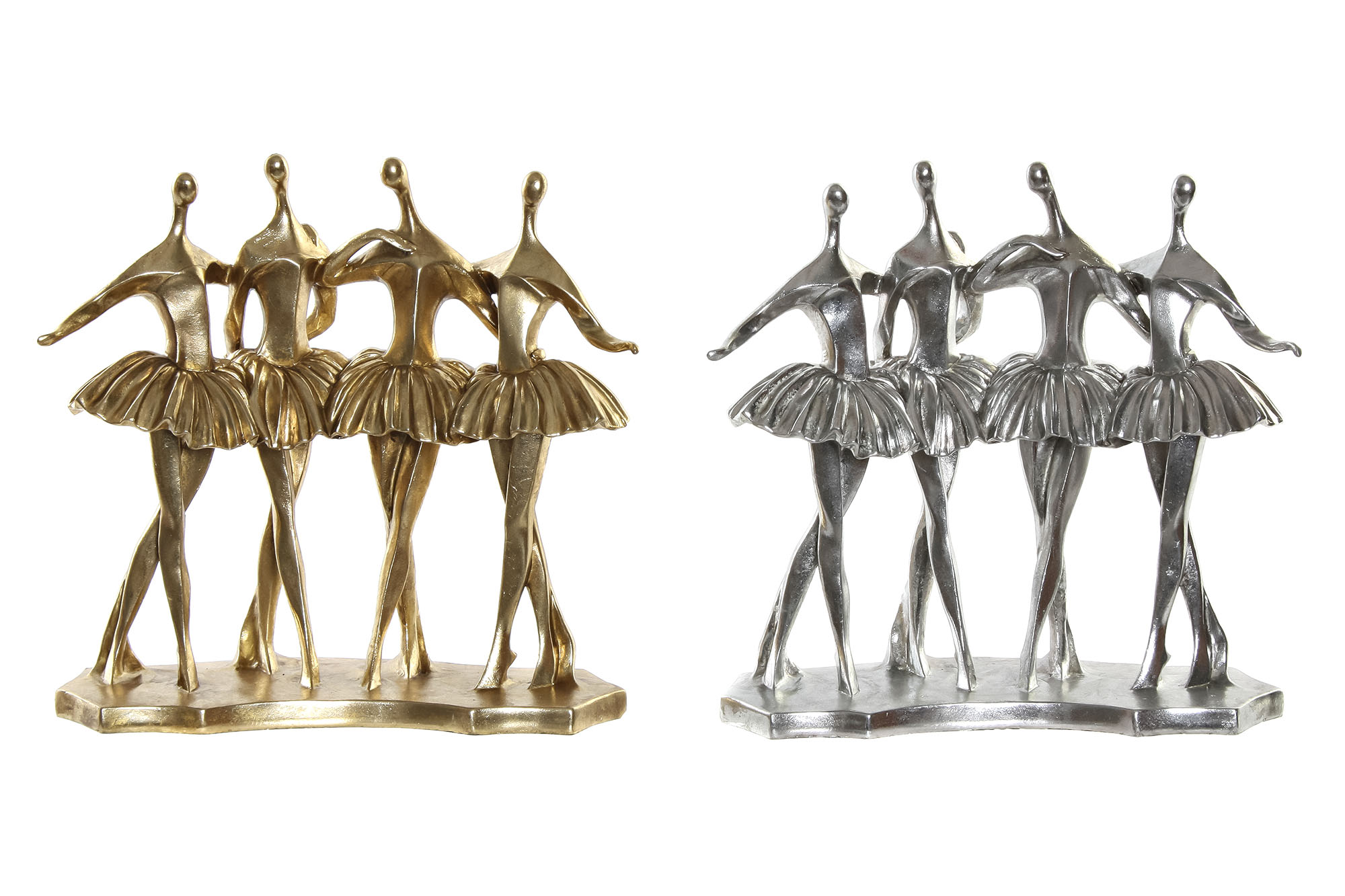 FIGURA RESINA 33,5X14,5X32 BAILARINAS 2 SURT.