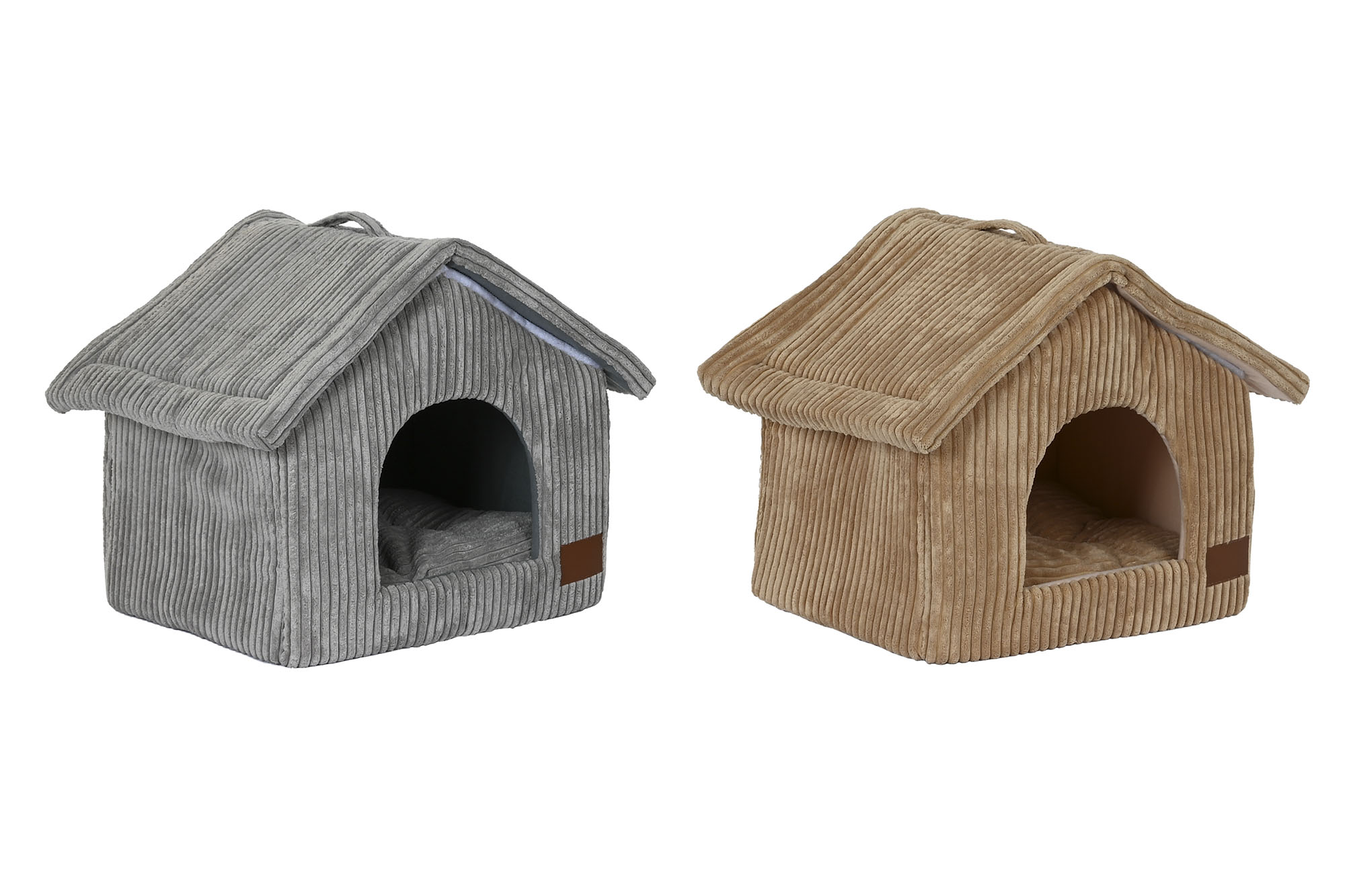 CAMA MASCOTA POLIESTER 48X37X40 CASA 2 SURT.