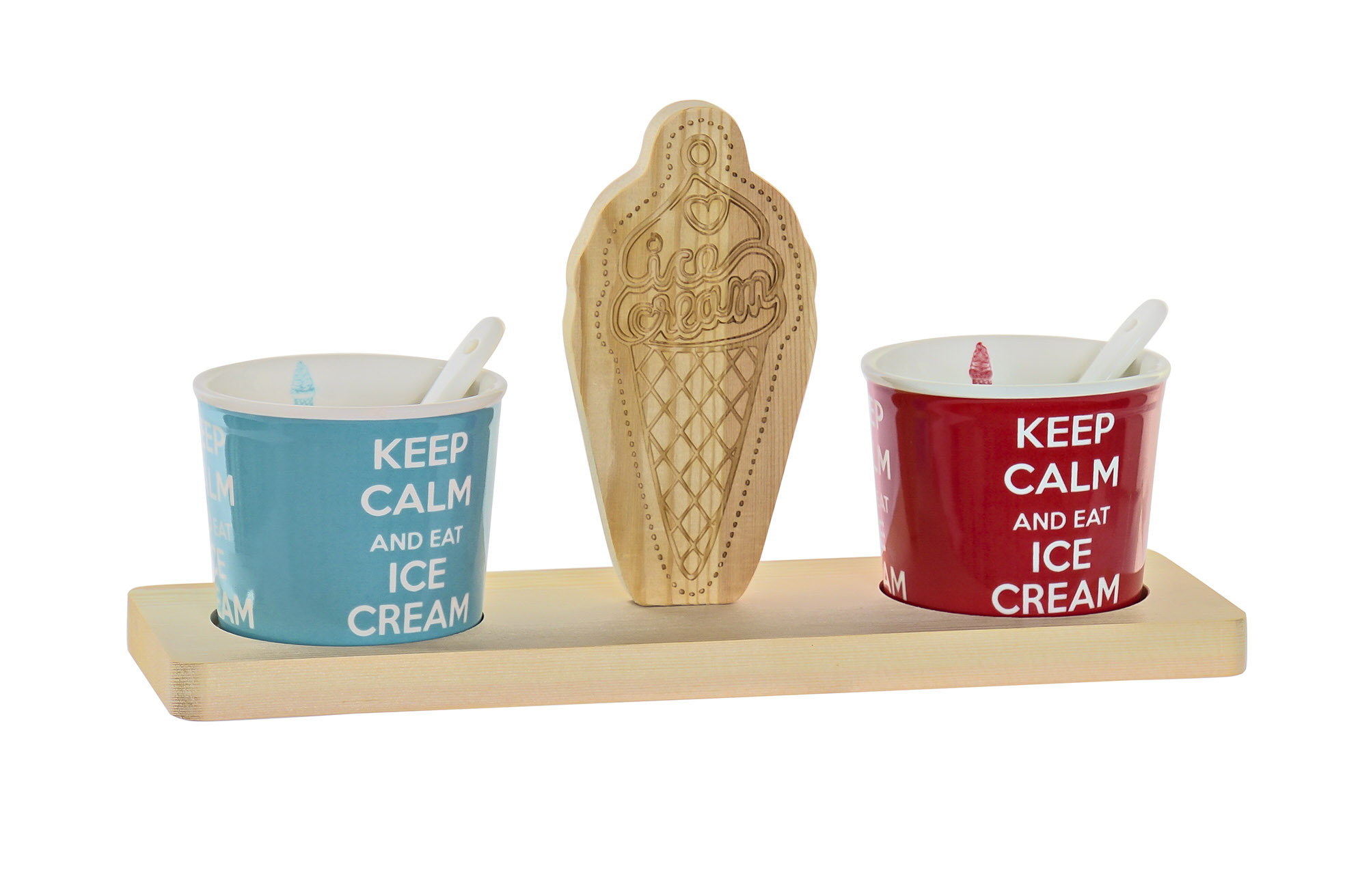 VASO SET 5 CERAMICA PINO 30X10X15 HELADOS