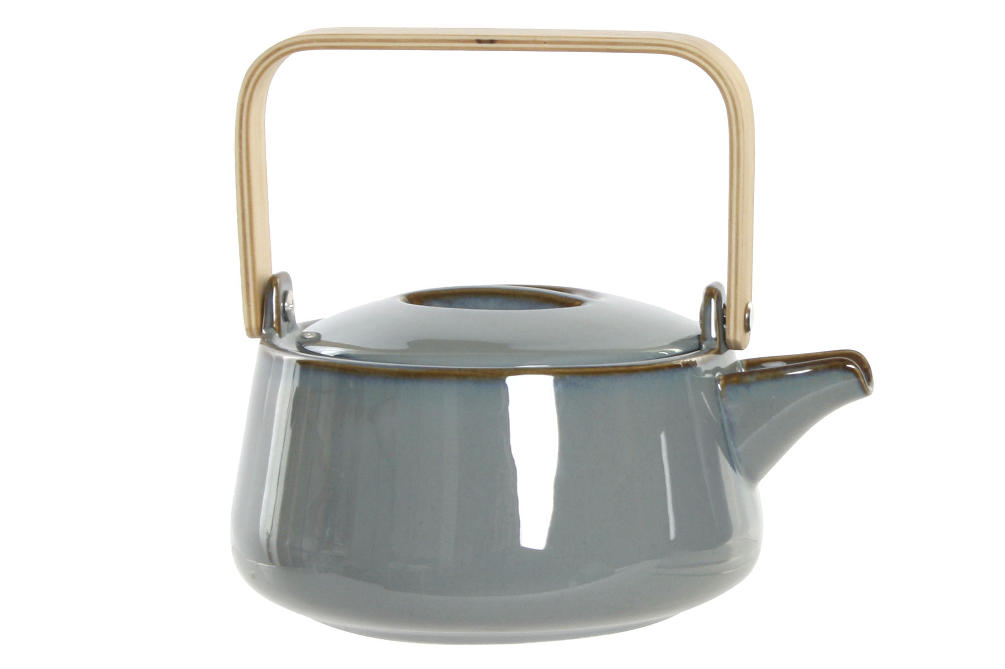 TETERA BAMBU PORCELANA 21X17X10 1L, GRIS