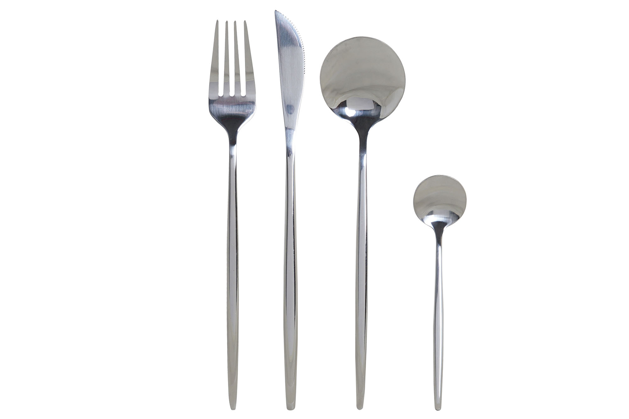 CUBERTERIA SET 16 INOX 3X1,5X13 3MM CROMADO