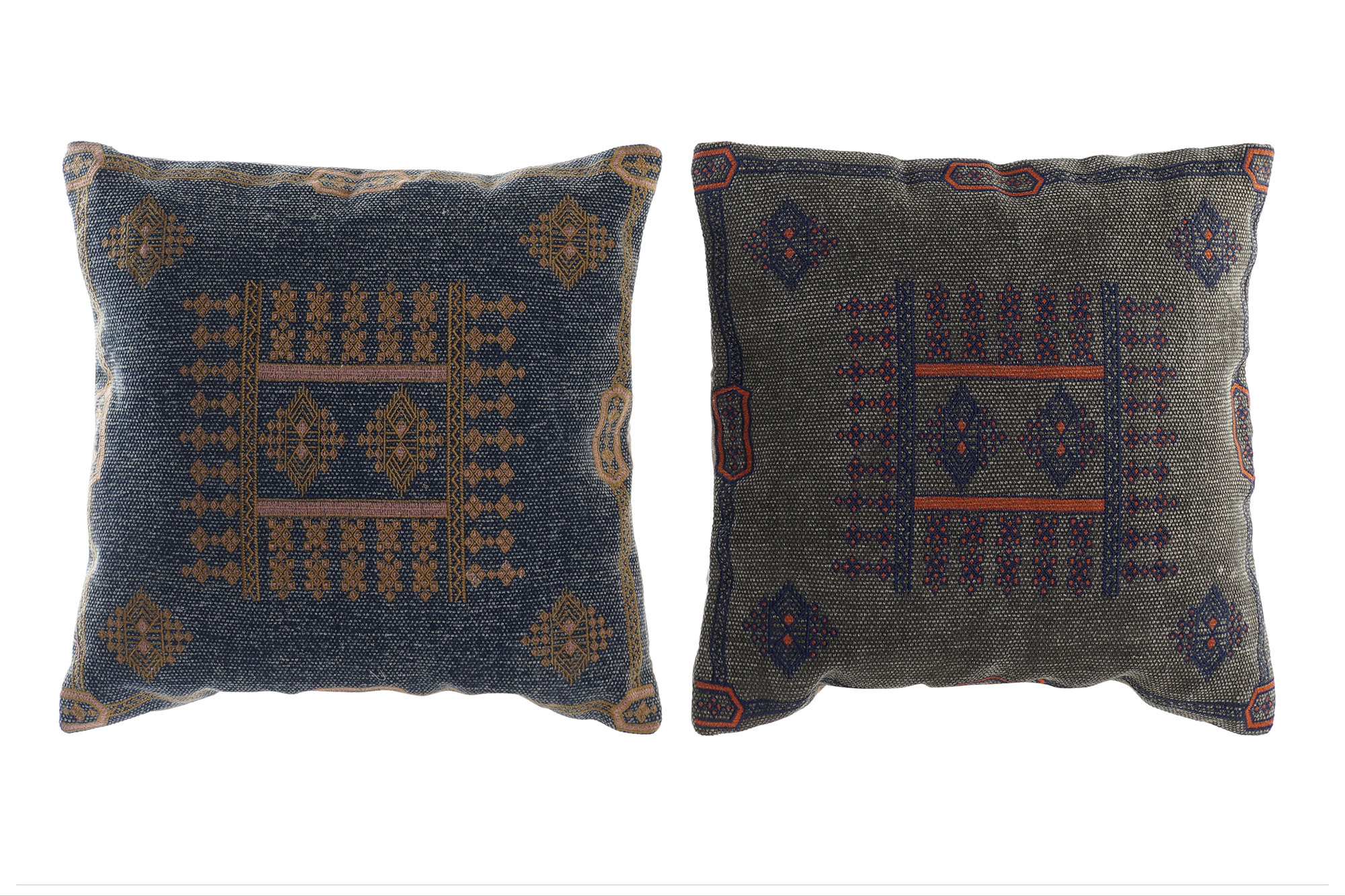 COJIN ALGODON 50X10X50 GEOMETRIC 2 SURT.