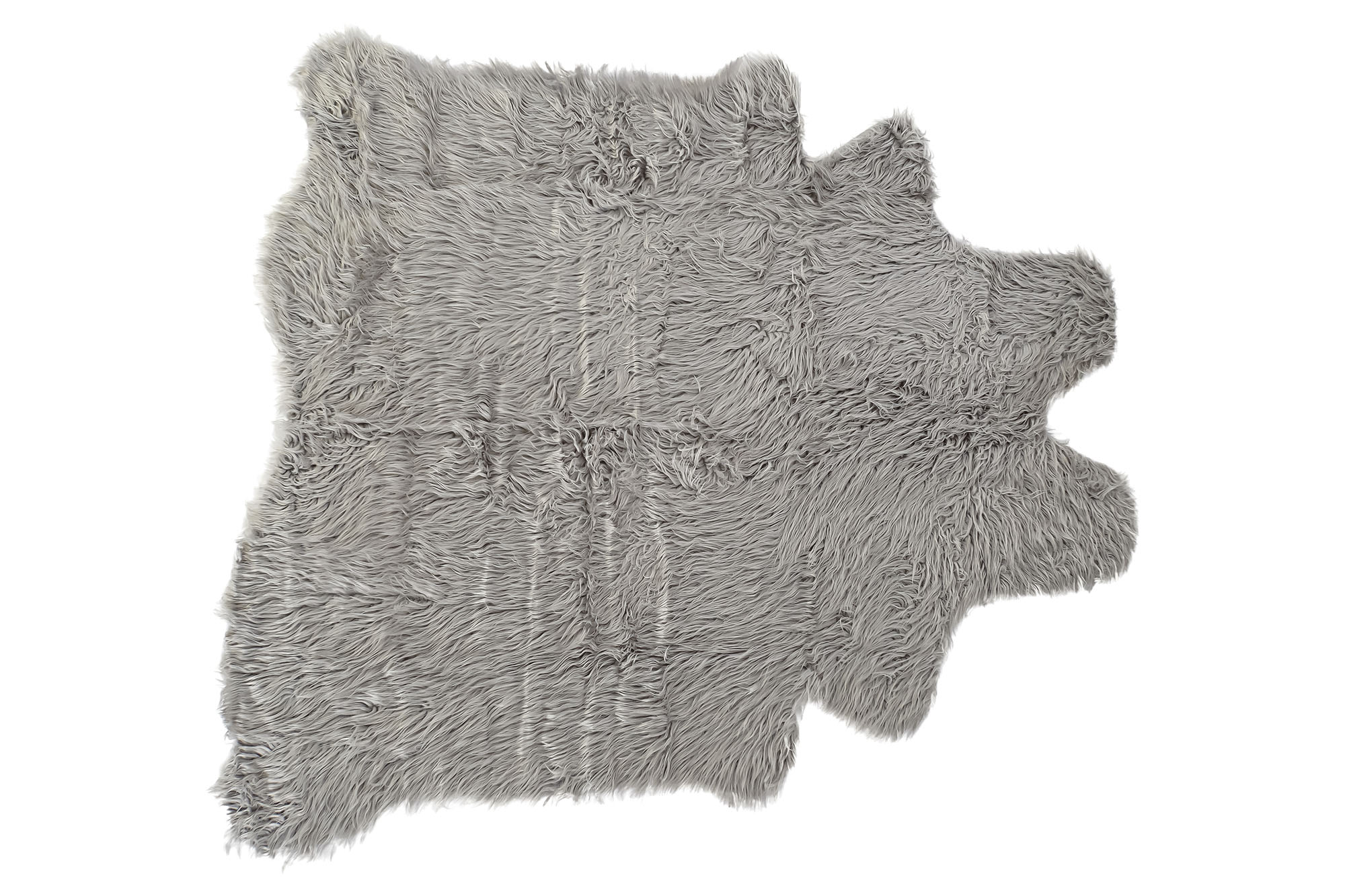 ALFOMBRA POLIESTER 160X150X2 550 GSM, PELOS GRIS