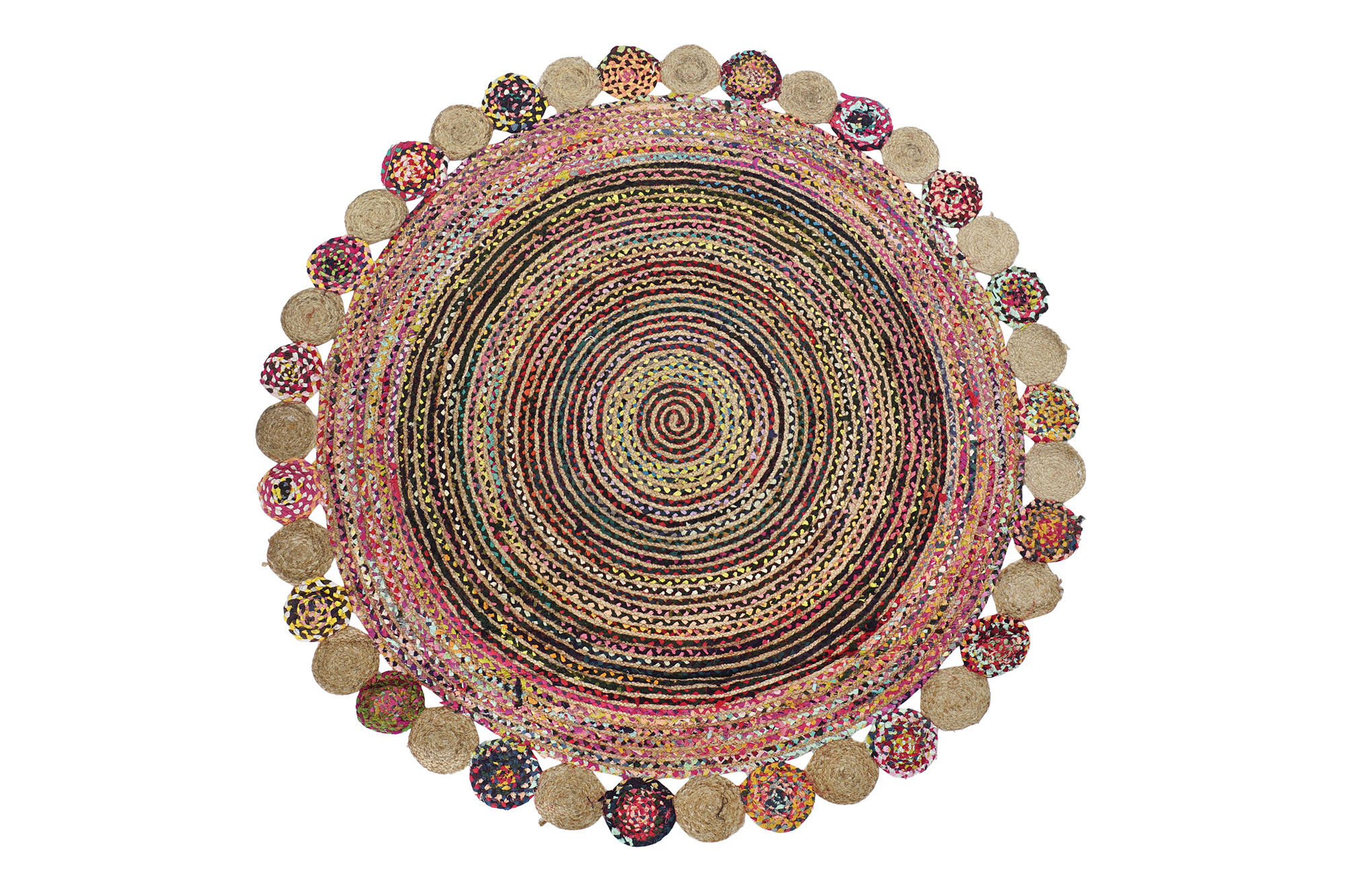 ALFOMBRA ALGODON YUTE 200X200X1 2100 GSM