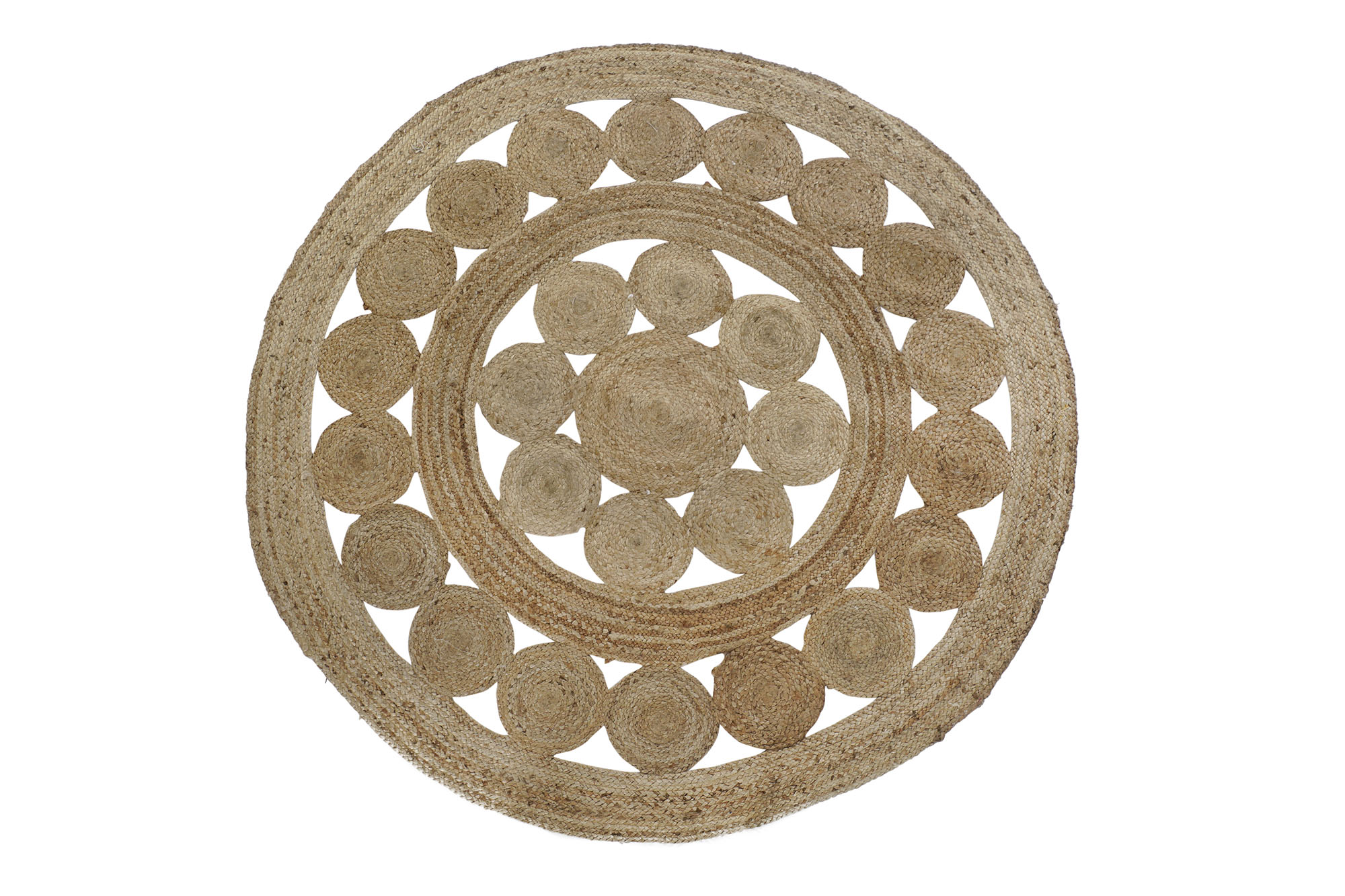 ALFOMBRA YUTE 200X200X0,5 2100 GSM, NATURAL