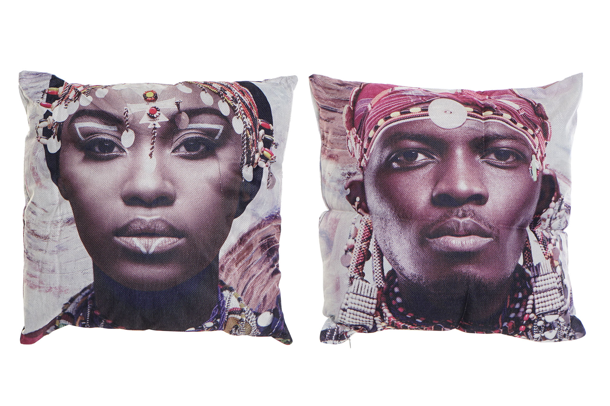 COJIN POLIESTER 45X10X45 450GR. AFRICANO 2 SURT.