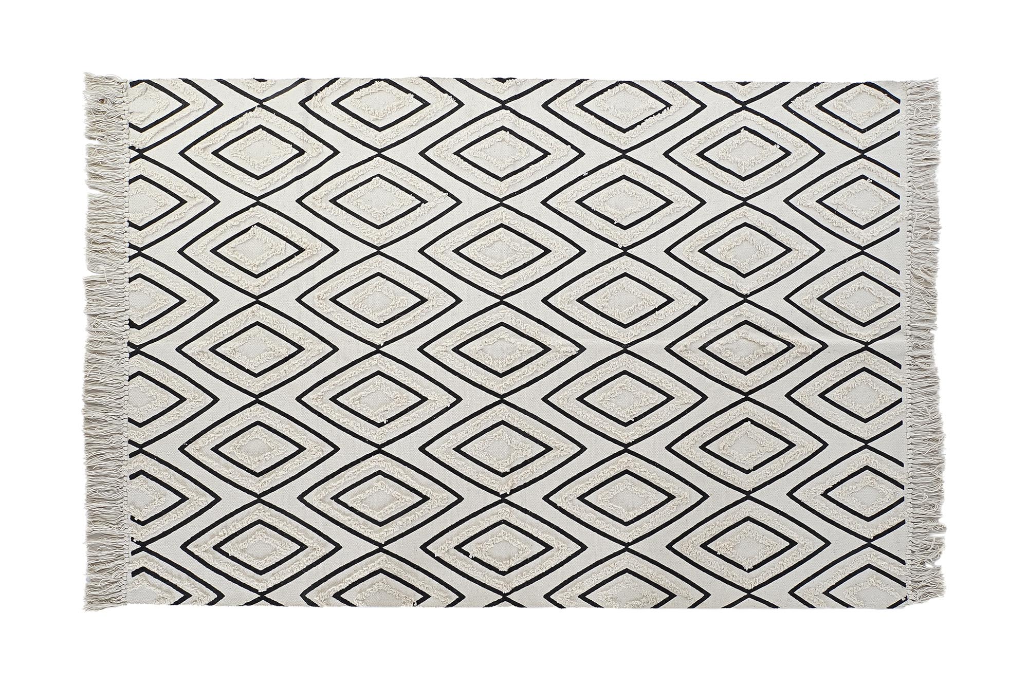 ALFOMBRA ALGODON 120X190X0,7 1000 GSM ROMBOS