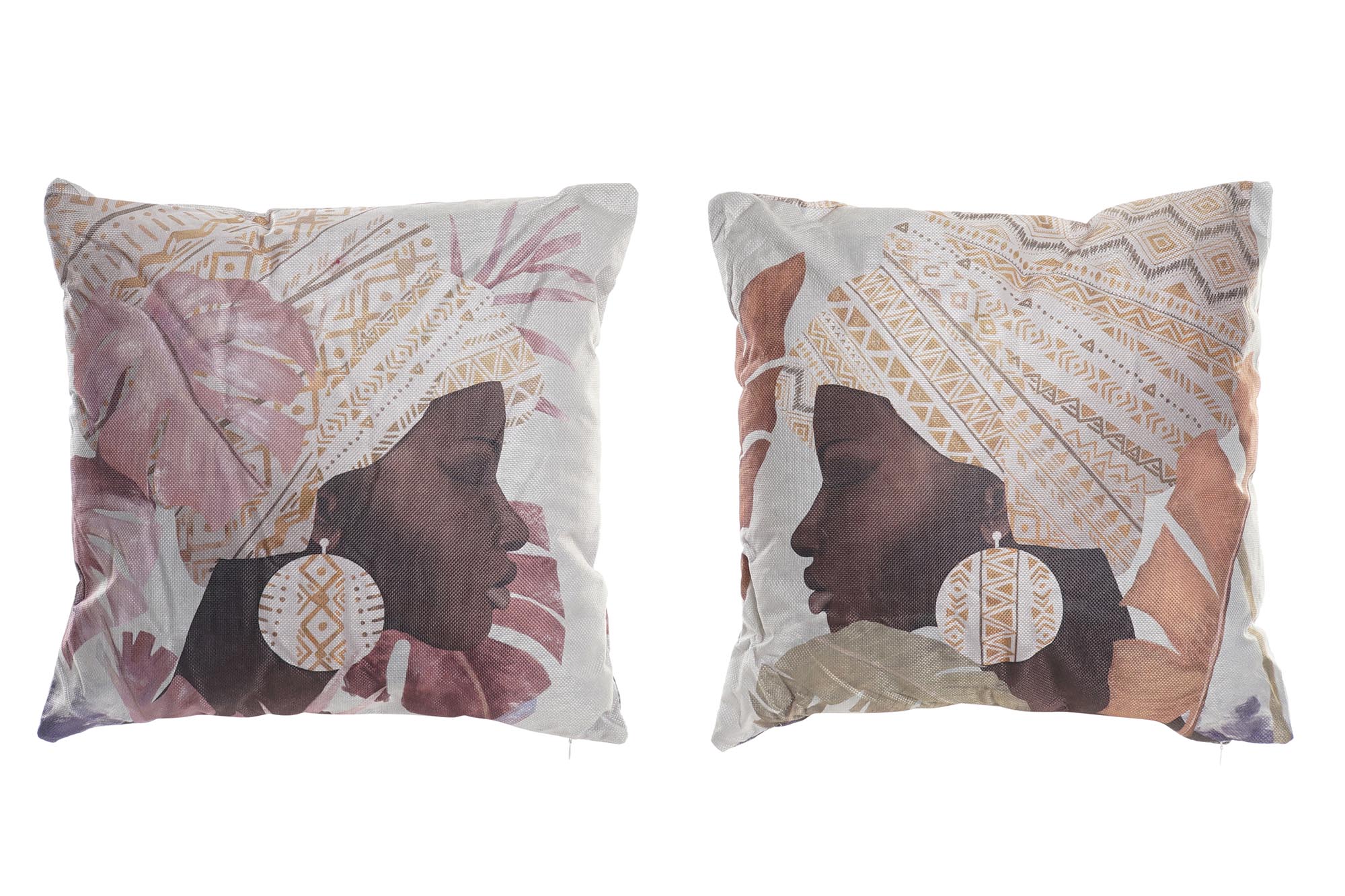 COJIN POLIESTER 45X10X45 450GR, AFRICANA 2 SURT.
