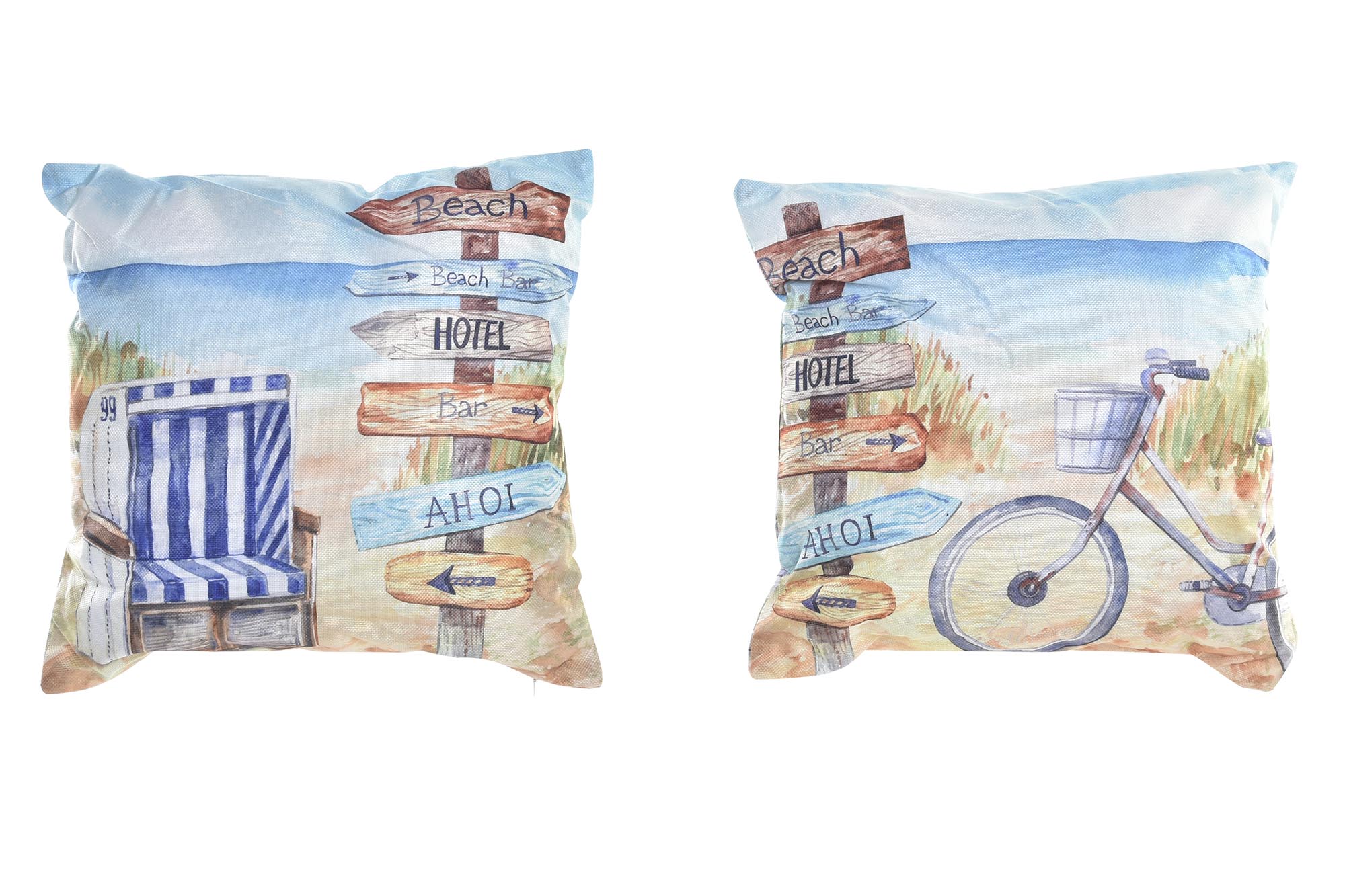 COJIN POLIESTER 45X10X45 450GR, PLAYA 2 SURT.