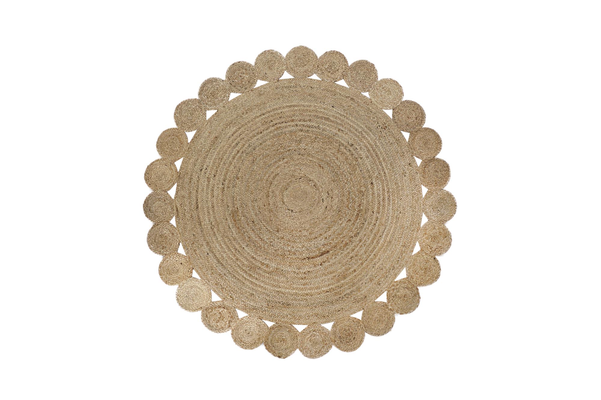 ALFOMBRA YUTE 147X147X1 2200 GSM NATURAL MARRON