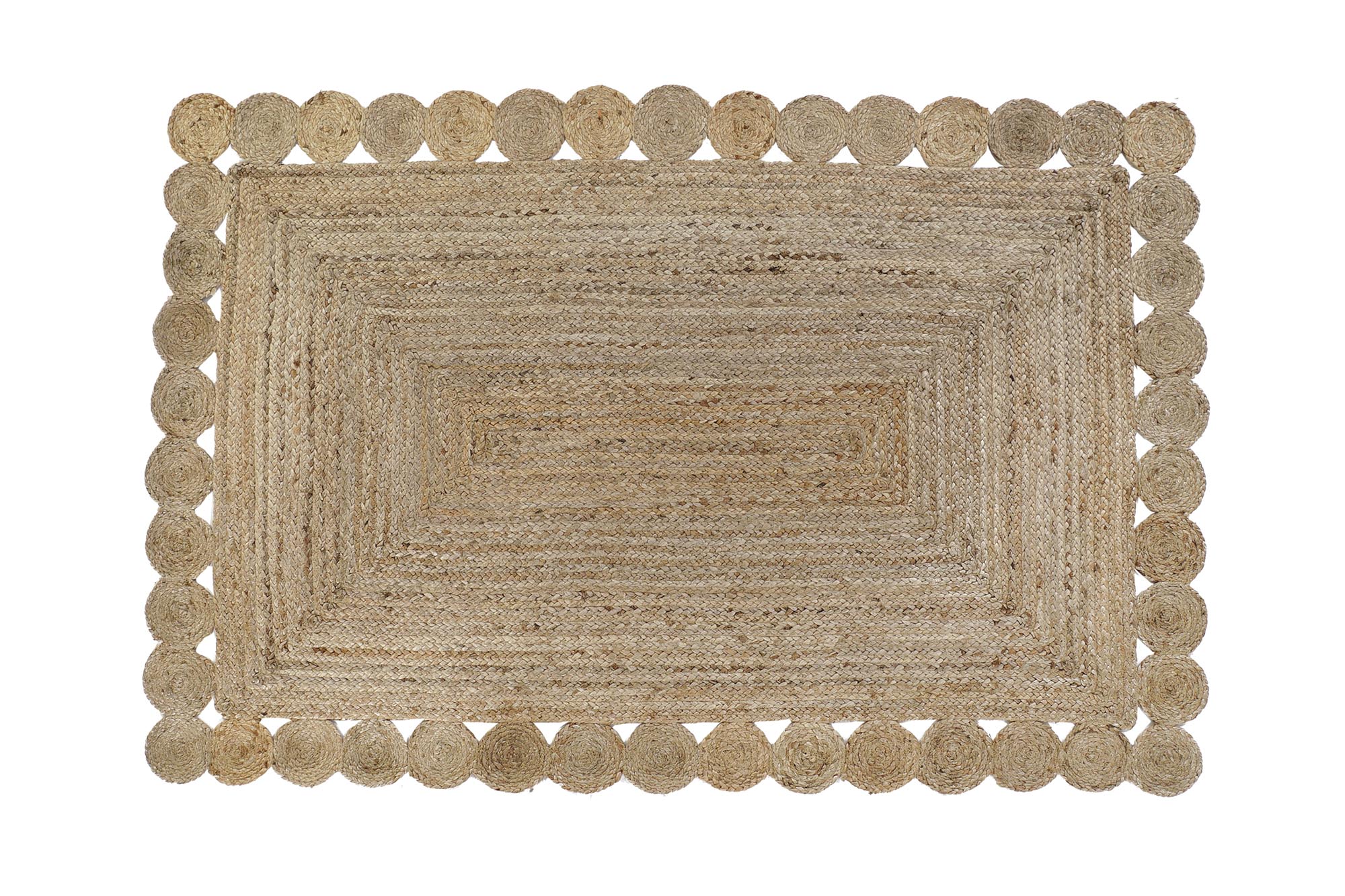 ALFOMBRA YUTE 160X236X1 2200 GSM NATURAL MARRON
