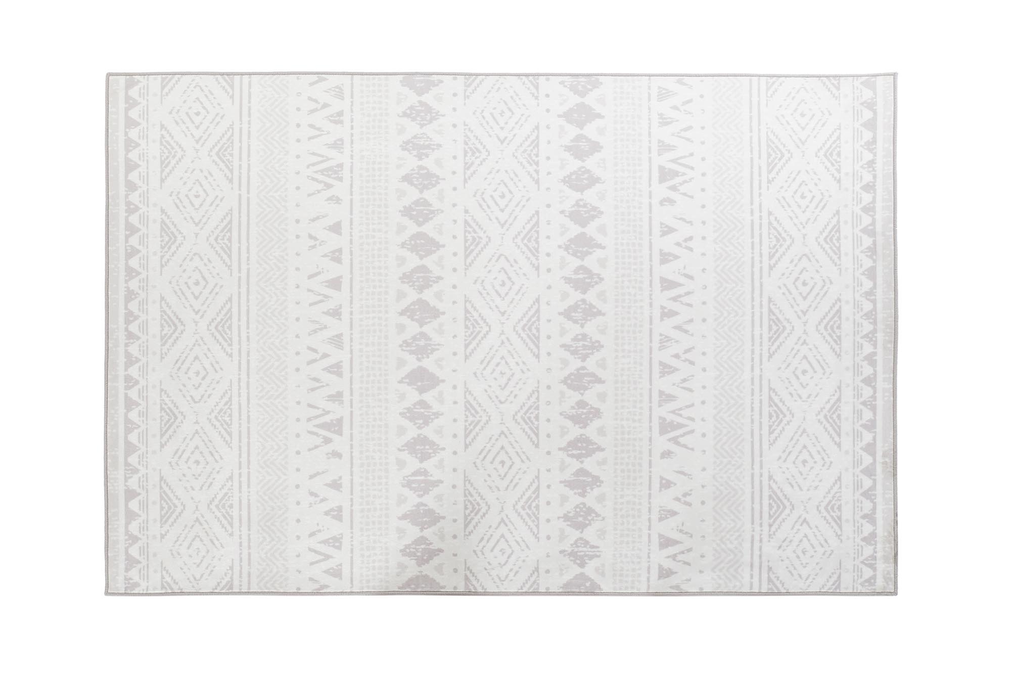 ALFOMBRA POLIESTER 120X180X0,4 260 GSM, IKATS GRIS
