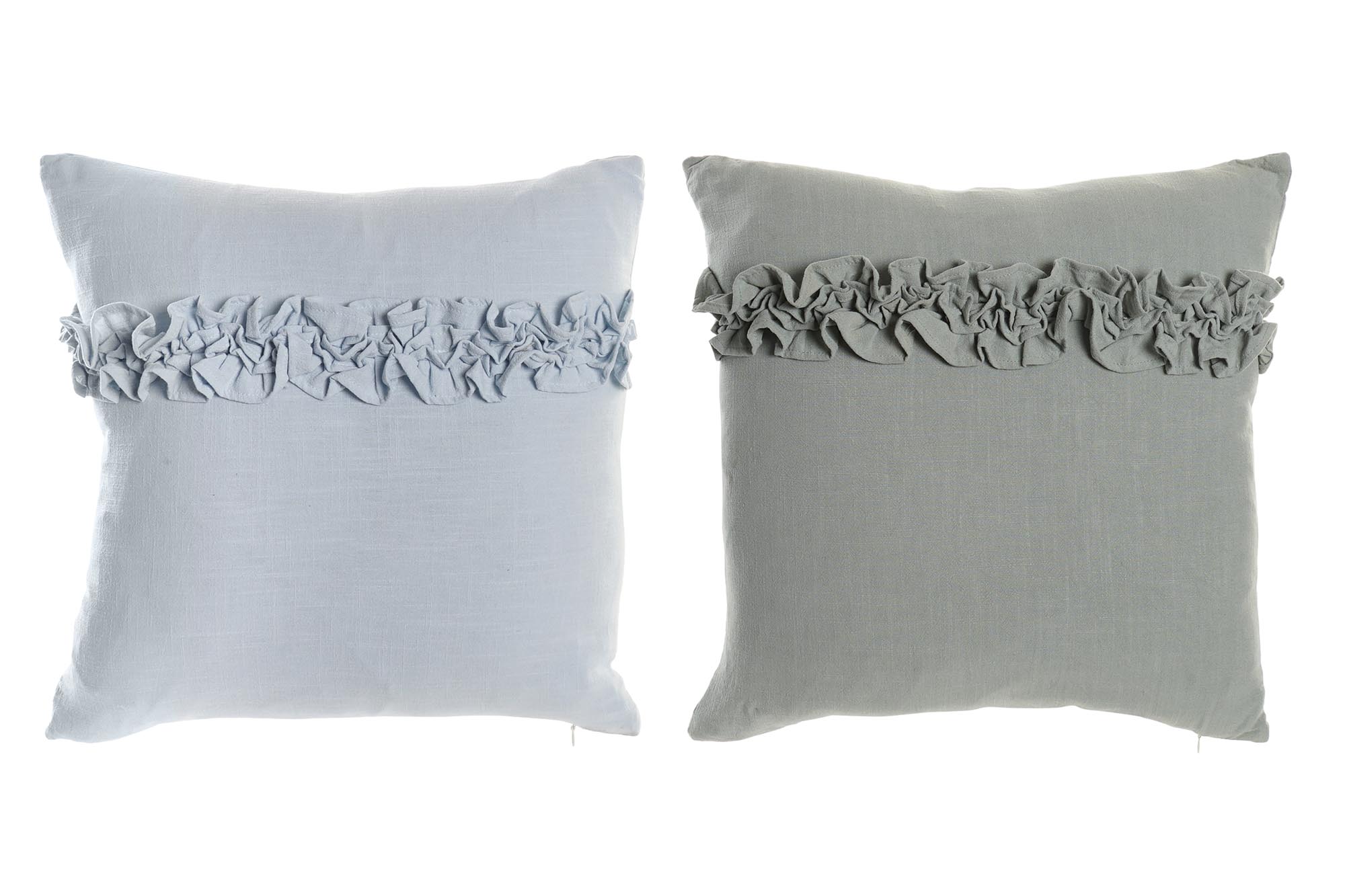 COJIN LINO RAYON 45X10X45 400 GR. FLORES 2 SURT.